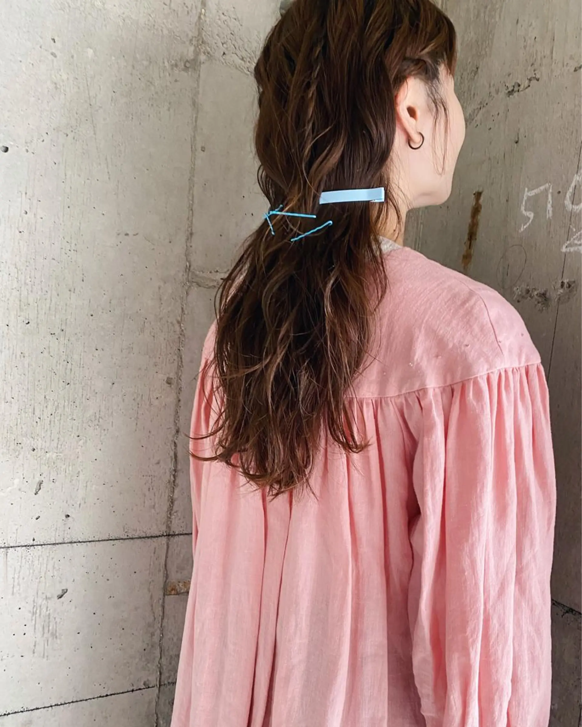 ロング ヘアアレンジ 石川 空のヘアスタイル