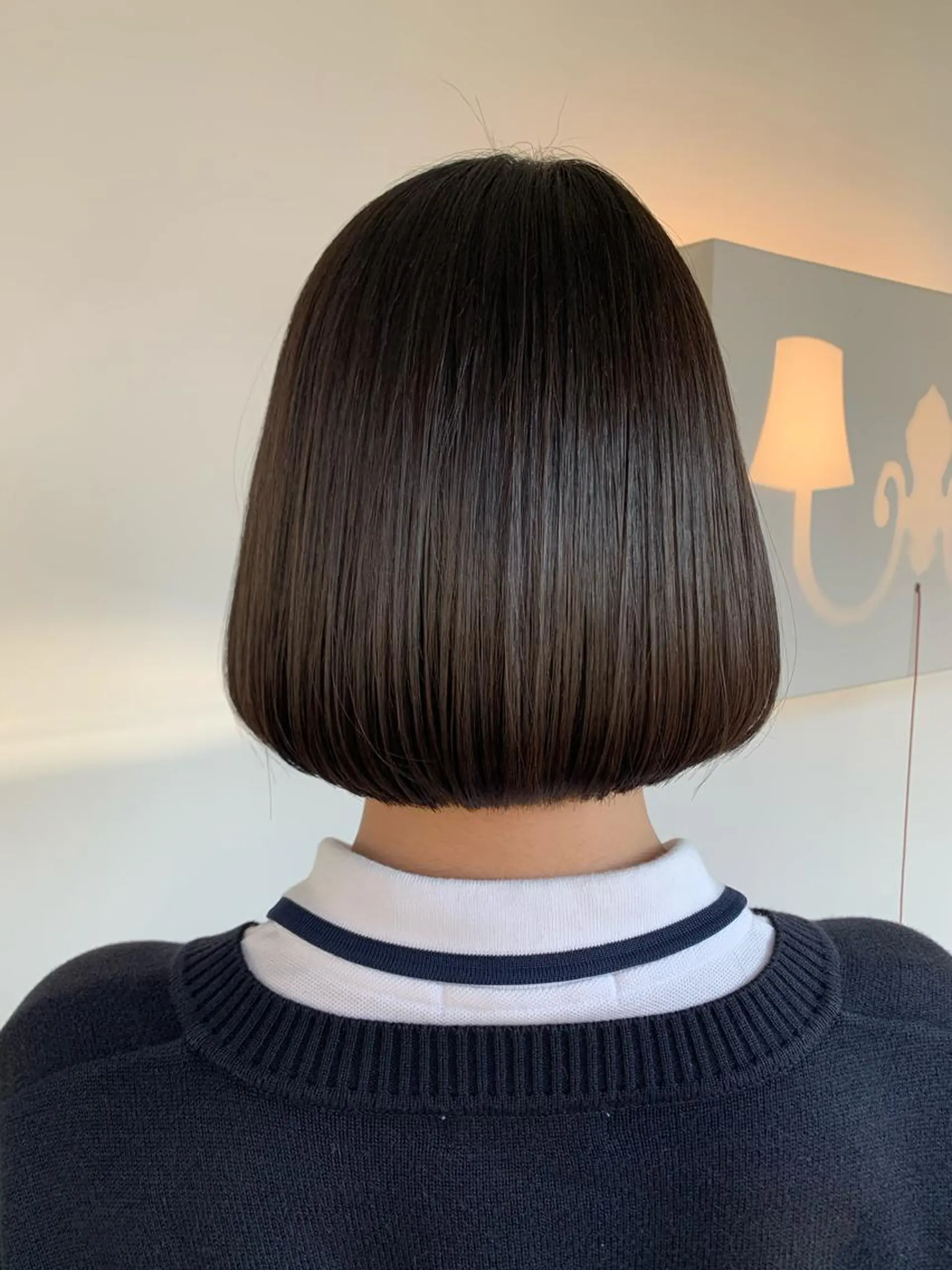 ミディアム ボブ おせ ちさとのヘアスタイル