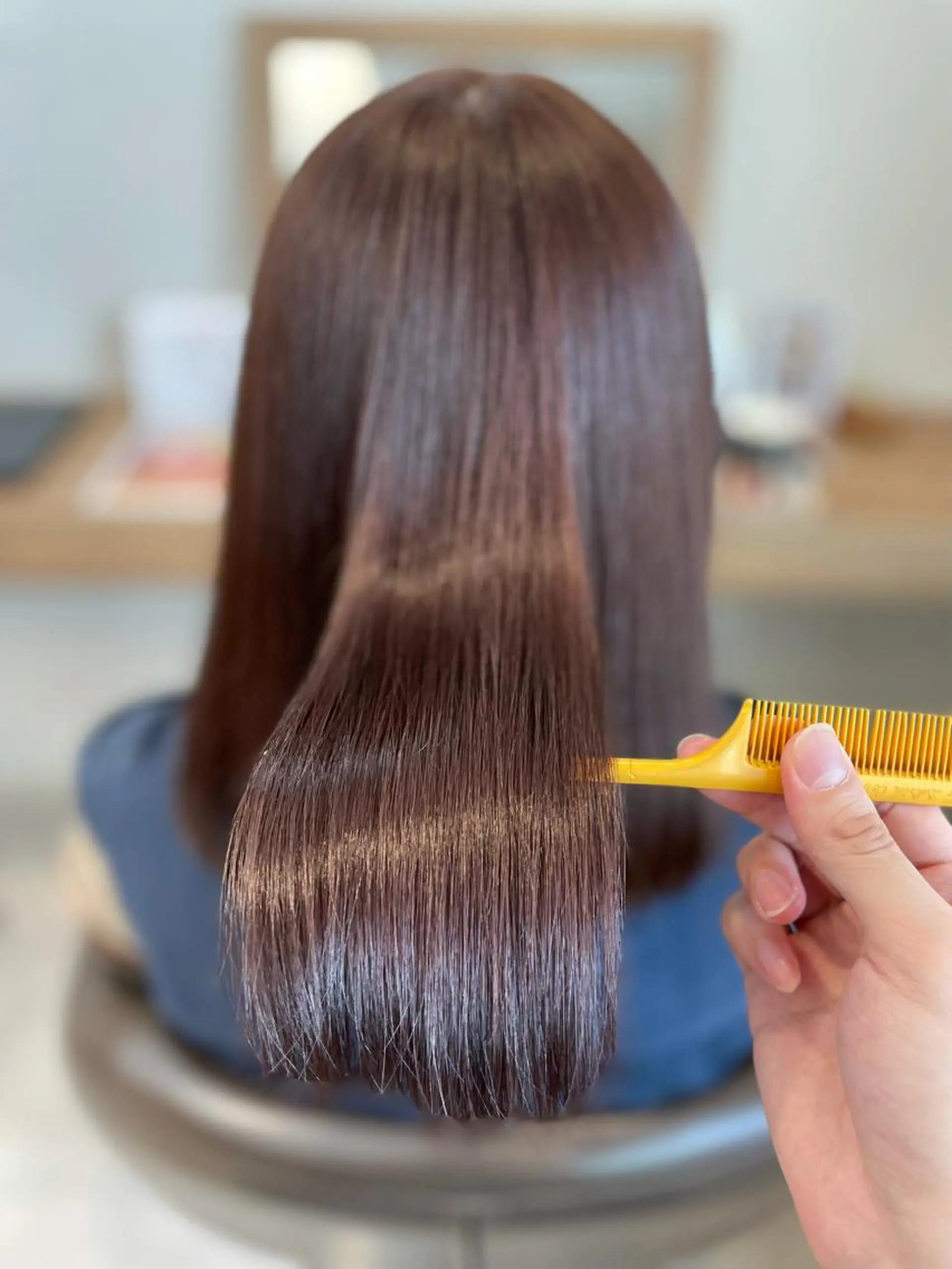 セミロング カラー カット ヘアカラー トリートメント 星 翔のヘアスタイル