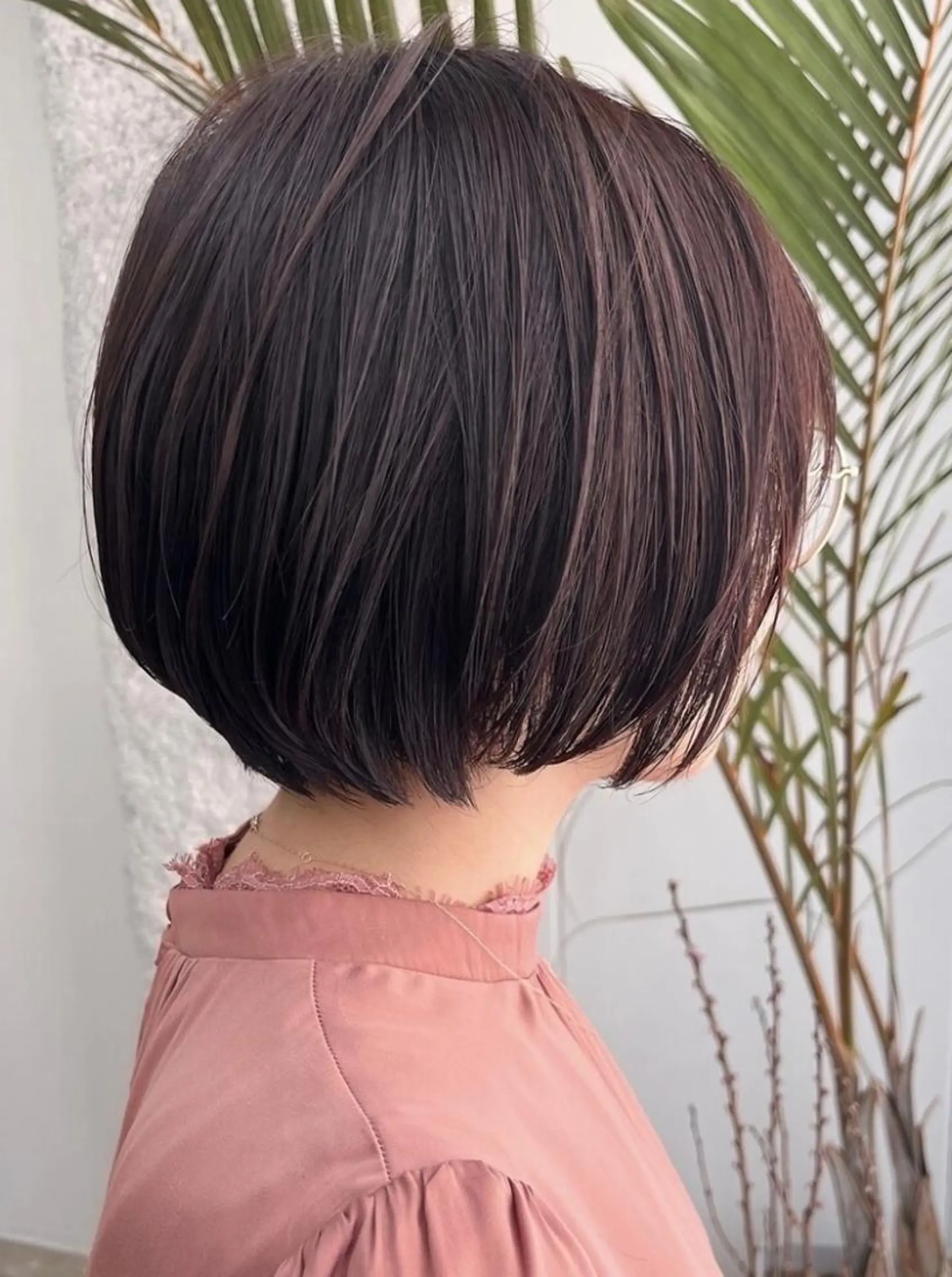 ショート カラー ブラウンカラー 透明感カラー ピンクカラー ピンクブラウン 暖色カラー/天神/ ヘイマサクラのヘアスタイル