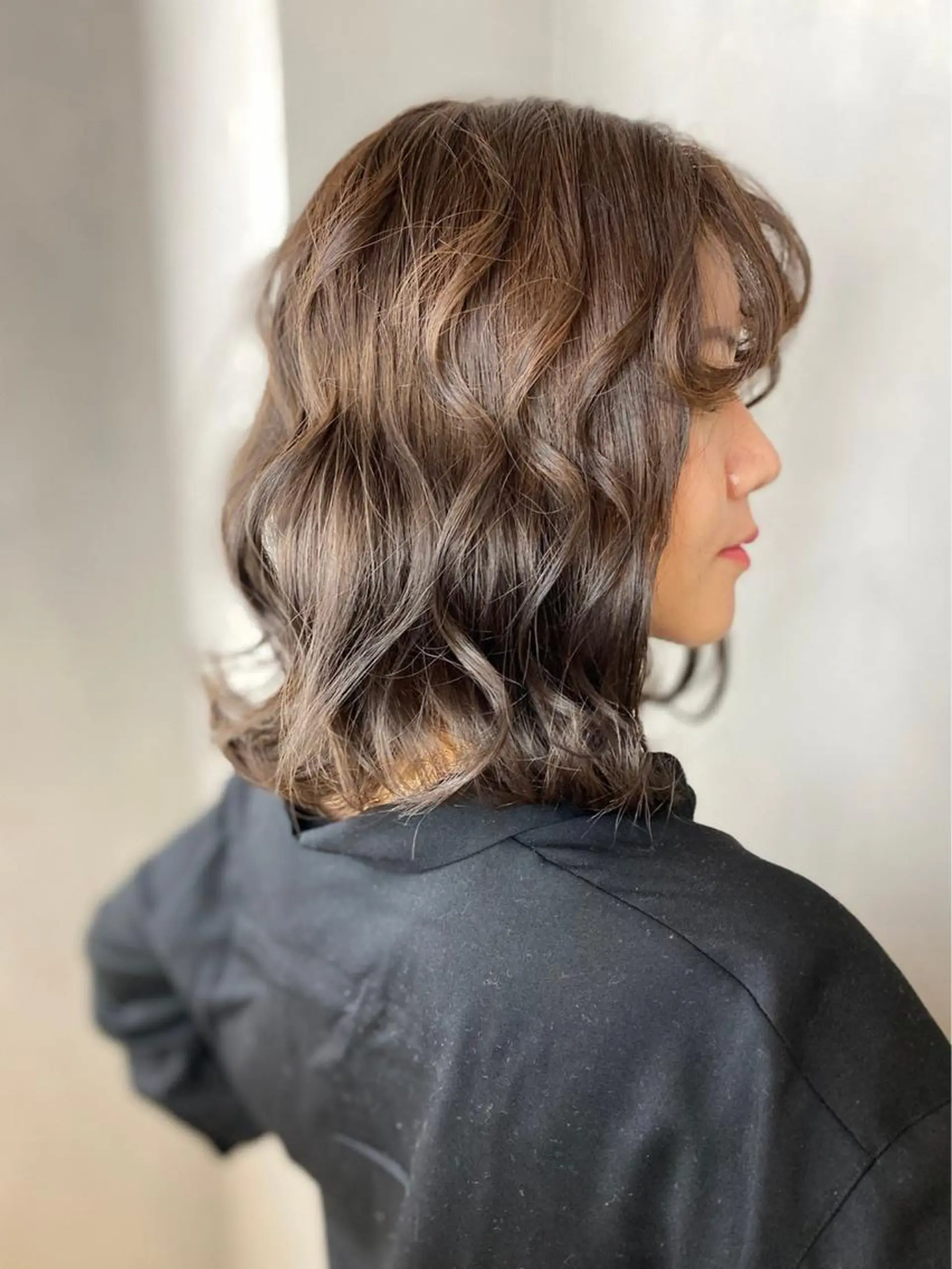 ミディアム カラー カット ヘアカラー トリートメント BROCANTE立川 karasawa.nのヘアスタイル