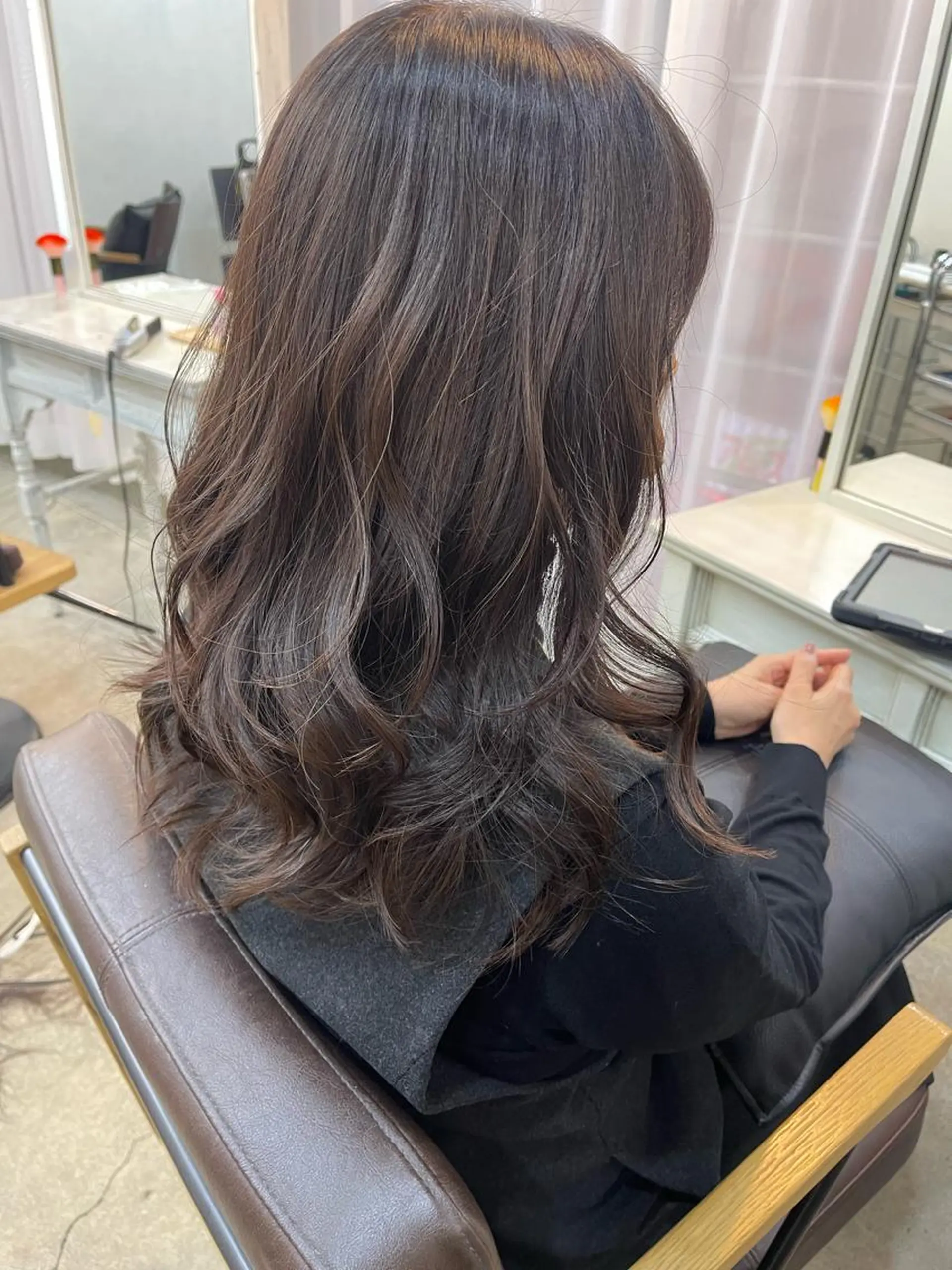 セミロング 顔まわりレイヤー/ bob及川亜沙美のヘアスタイル