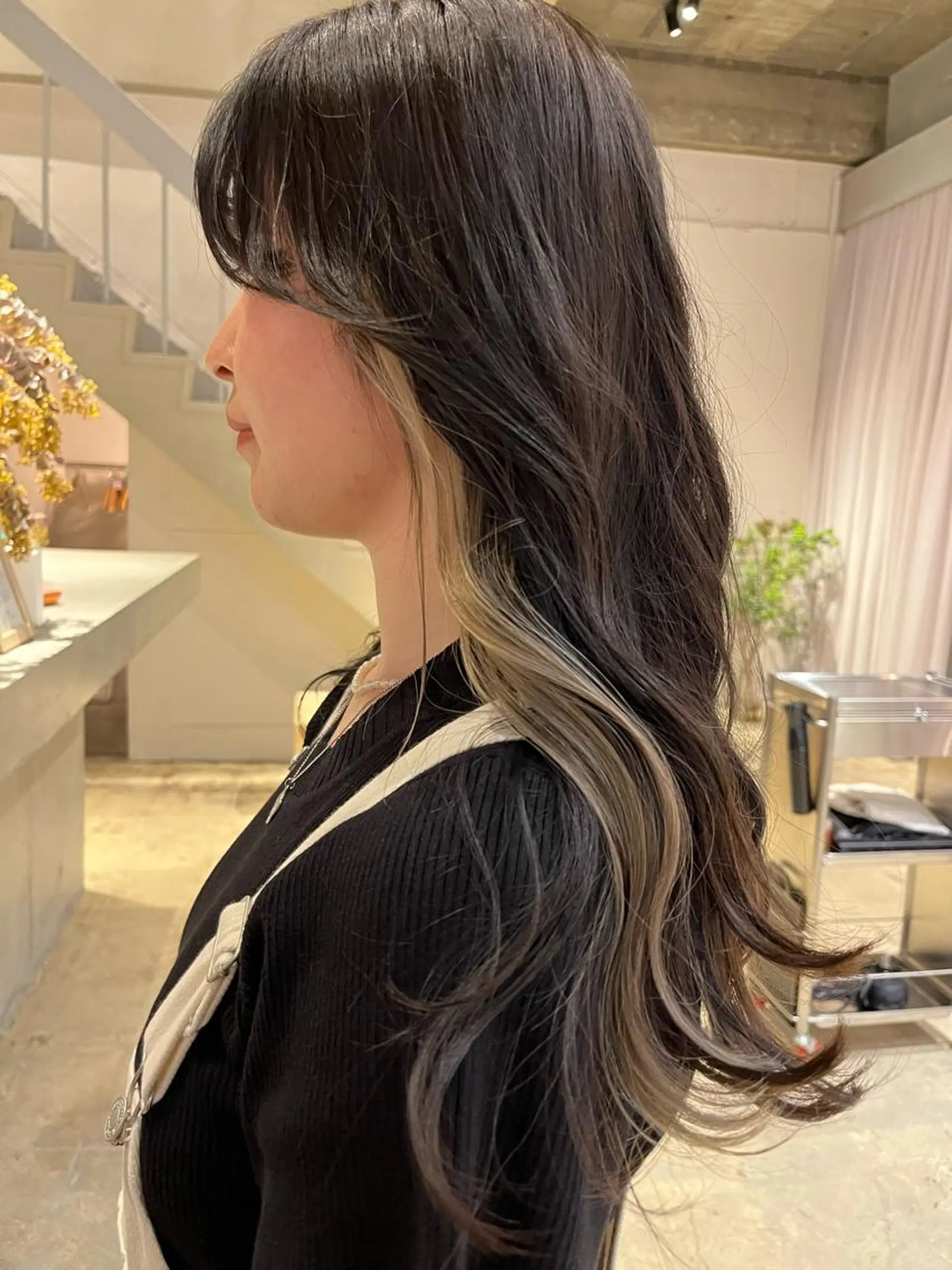 ロング 藤井 美歩/赤髪のヘアスタイル