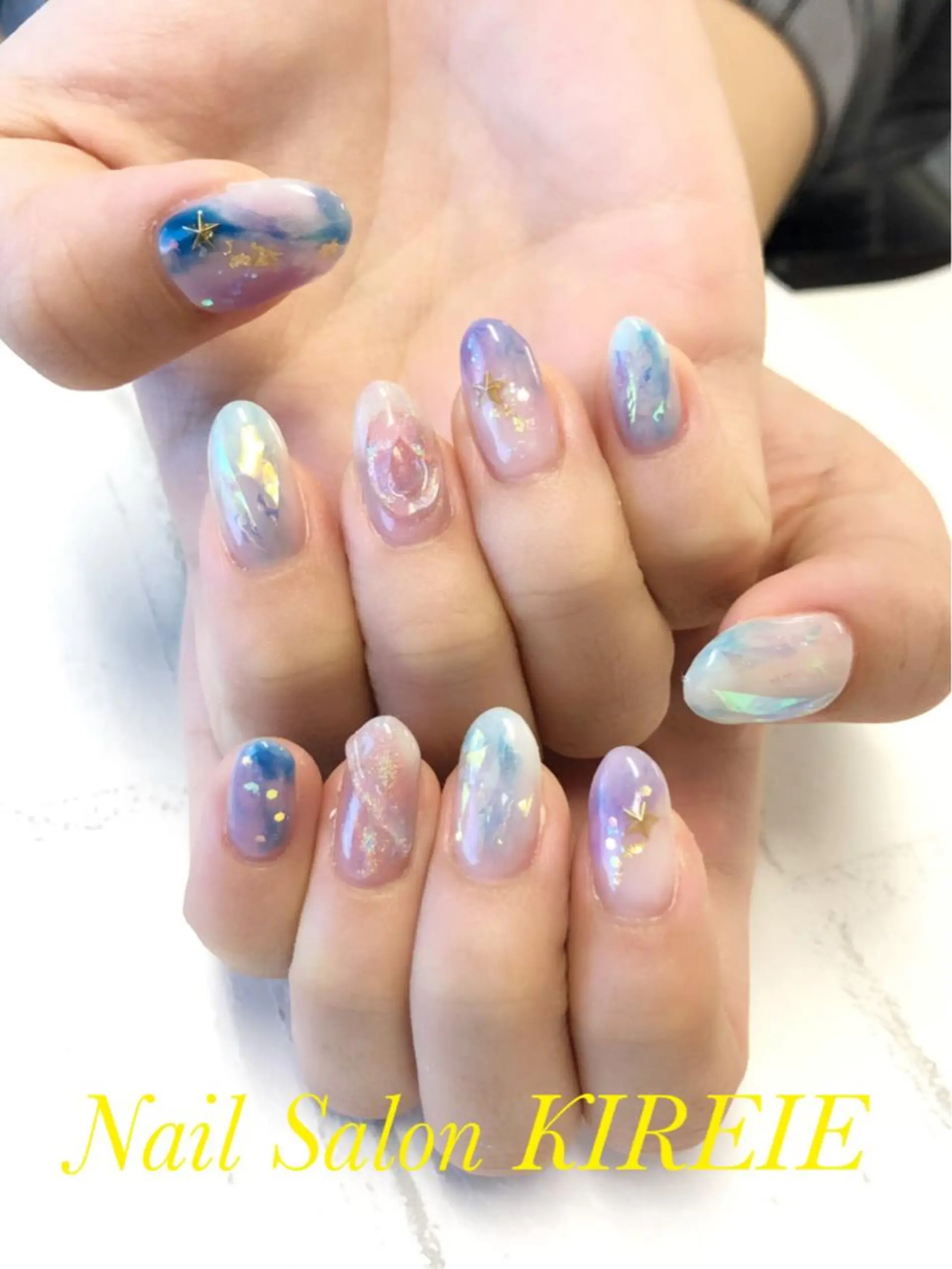 カラー ネイル アートネイル クリアネイル ジェルネイル ニュアンスネイル ぷっくりネイル KIREIE NAILSのネイルデザイン