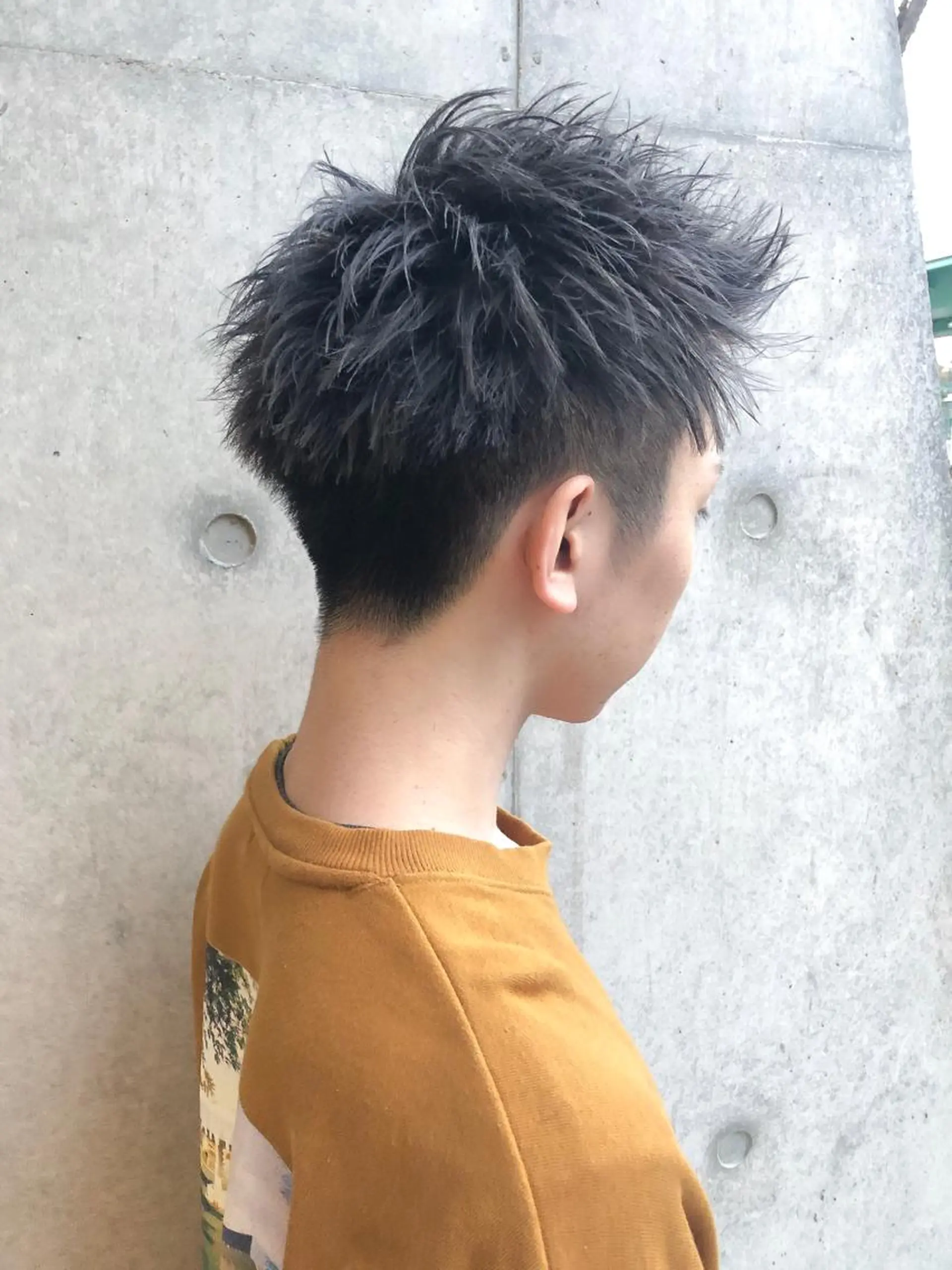 カラー メンズ カット ヘアカラー 森本裕/オーナー/ スパイラルパーマのヘアスタイル