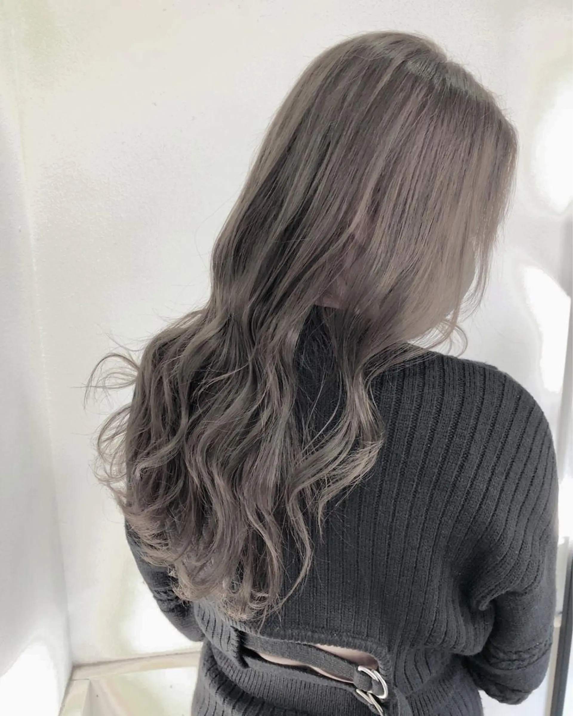 ミディアム カラー グレージュ ヘアカラー トリートメント GiseL天神カラー 髪質改善/ブリーチのヘアスタイル