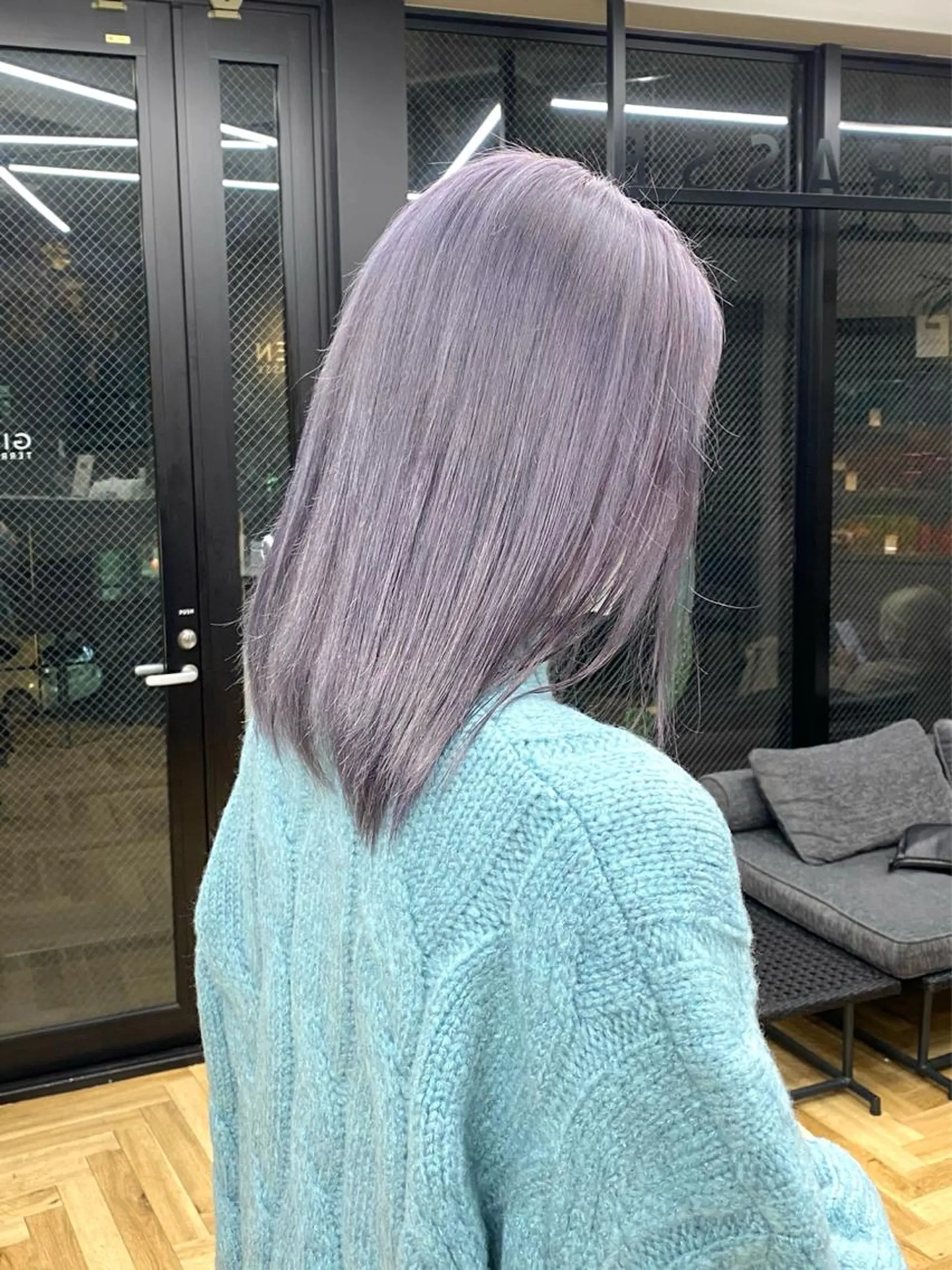 ミディアム カラー ブリーチ 🫧ふじたまゆ🫧 レイヤーカット✂︎のヘアスタイル