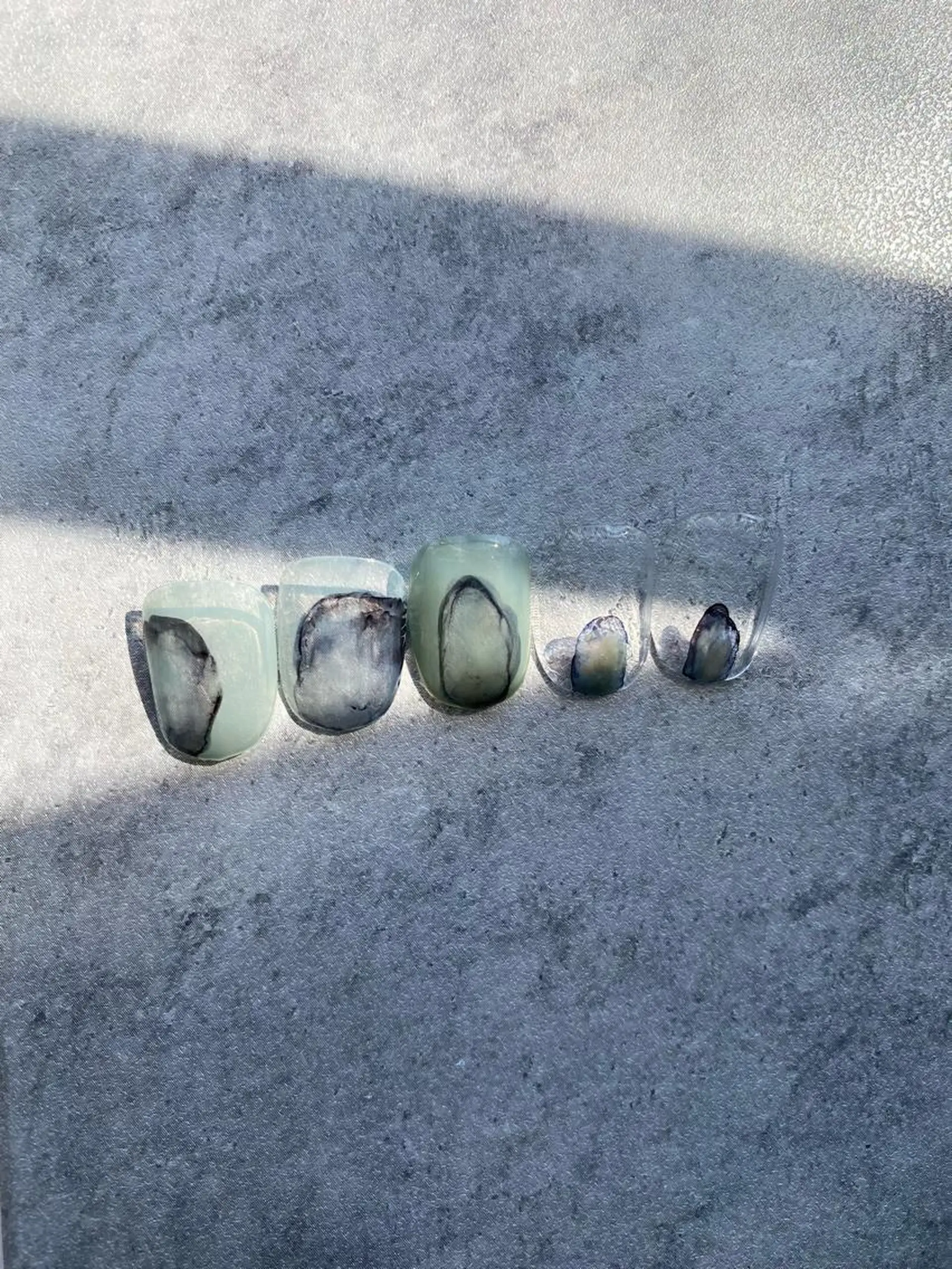 ネイル ハンドネイル 草加ニュアンスネイル 🌚hersのネイルデザイン