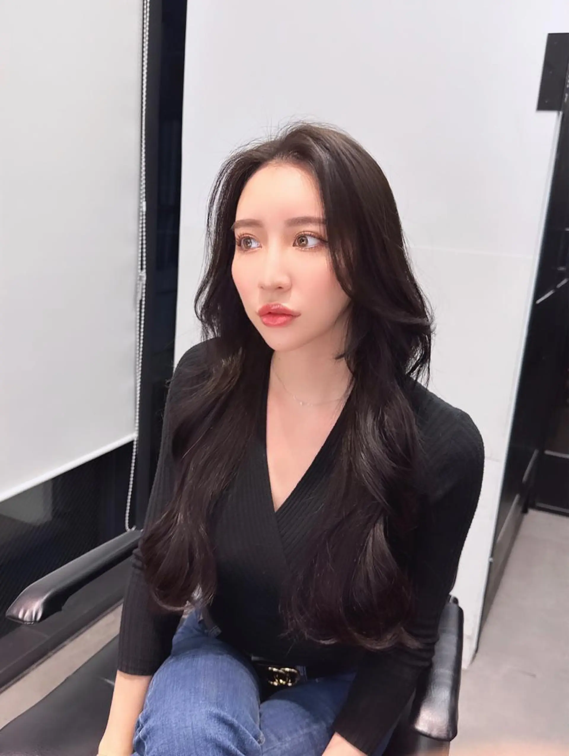 ミディアム カラー 韓国ヘア 店長NEGIのヘアスタイル