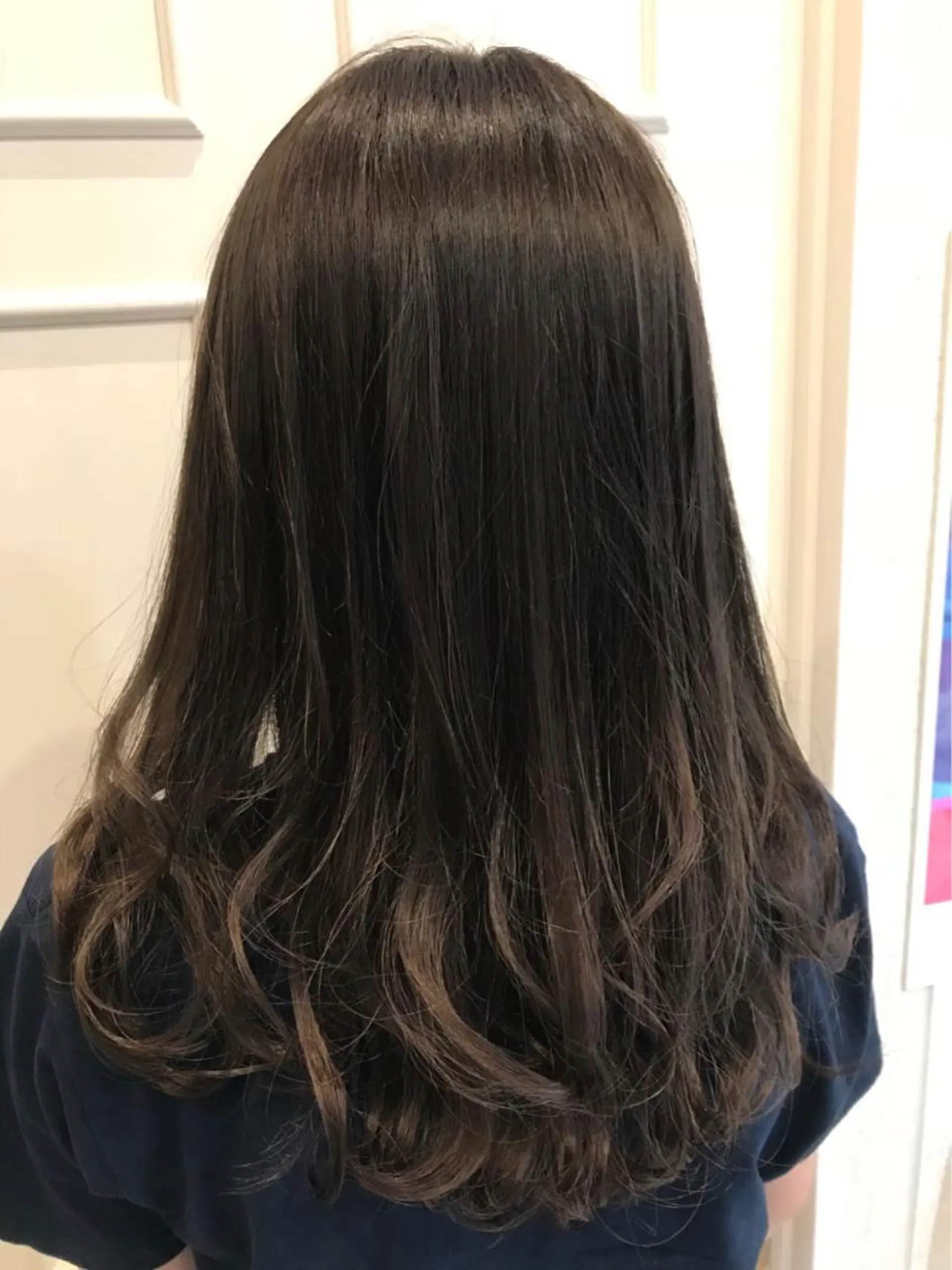 セミロング カラー グラデーションカラー グレージュ 🫟Blanco🫟 Color&Careのヘアスタイル