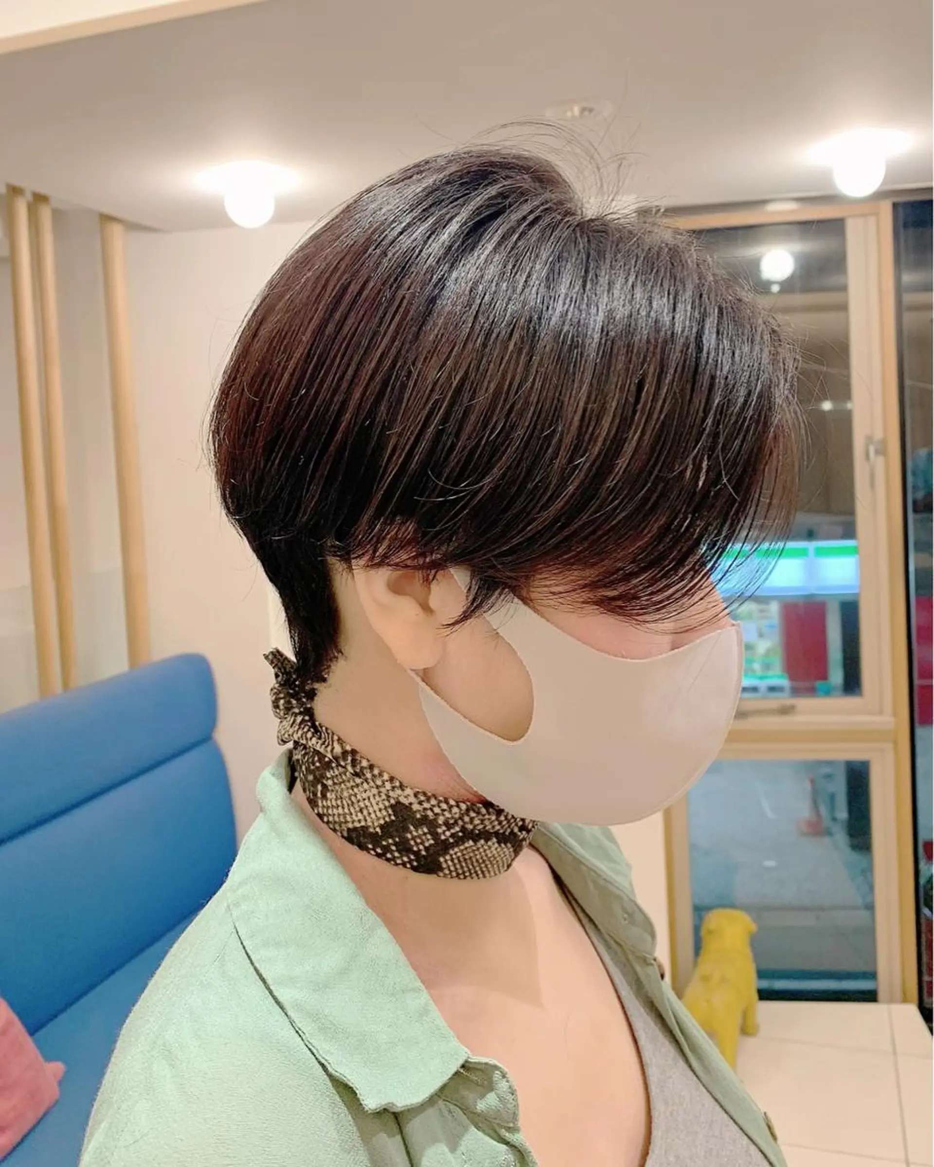 ショート ナガス カズアキのヘアスタイル