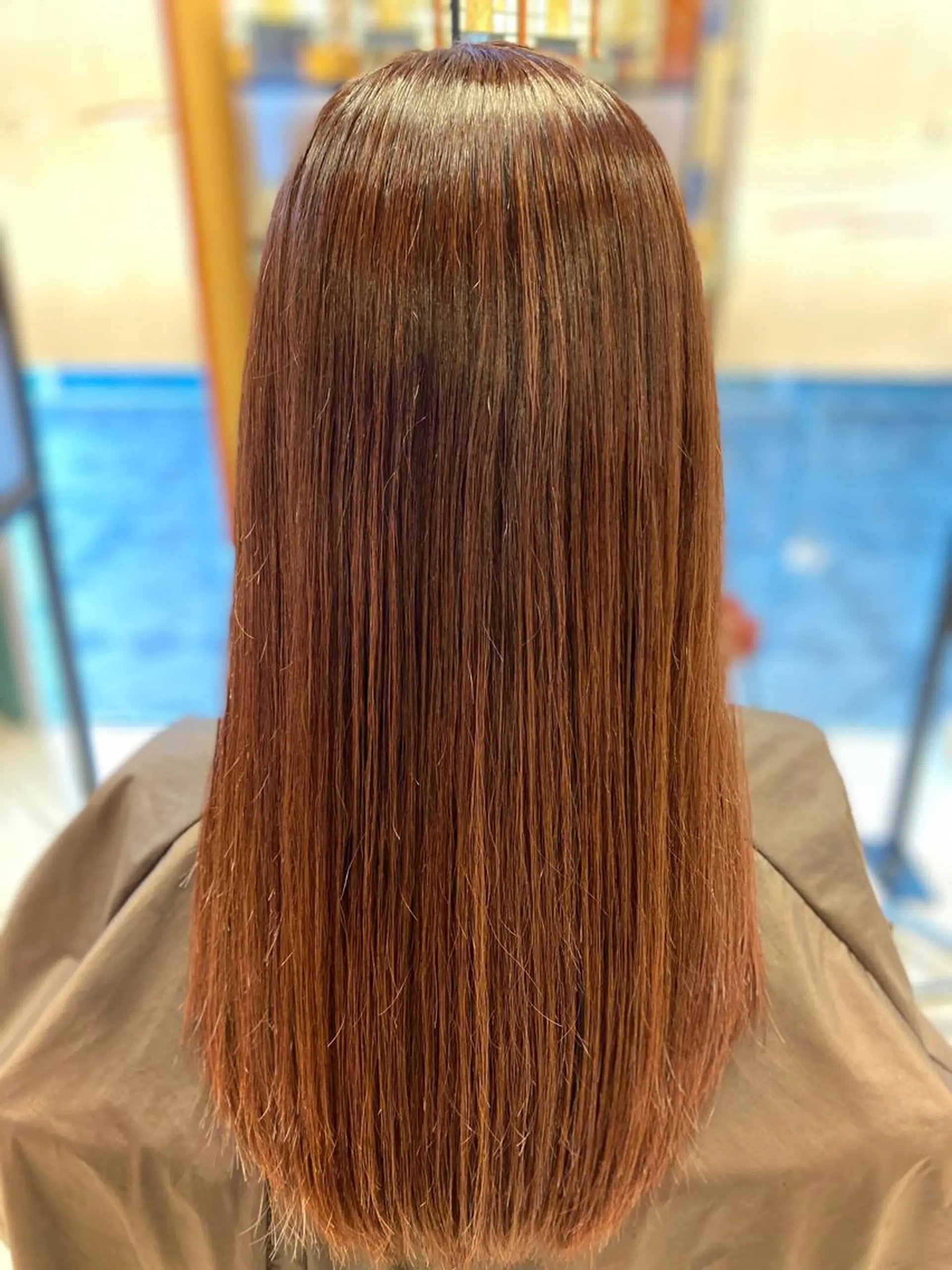 ロング カット ヘアカラー セラ町田店所属・へんみ みかのヘアスタイル