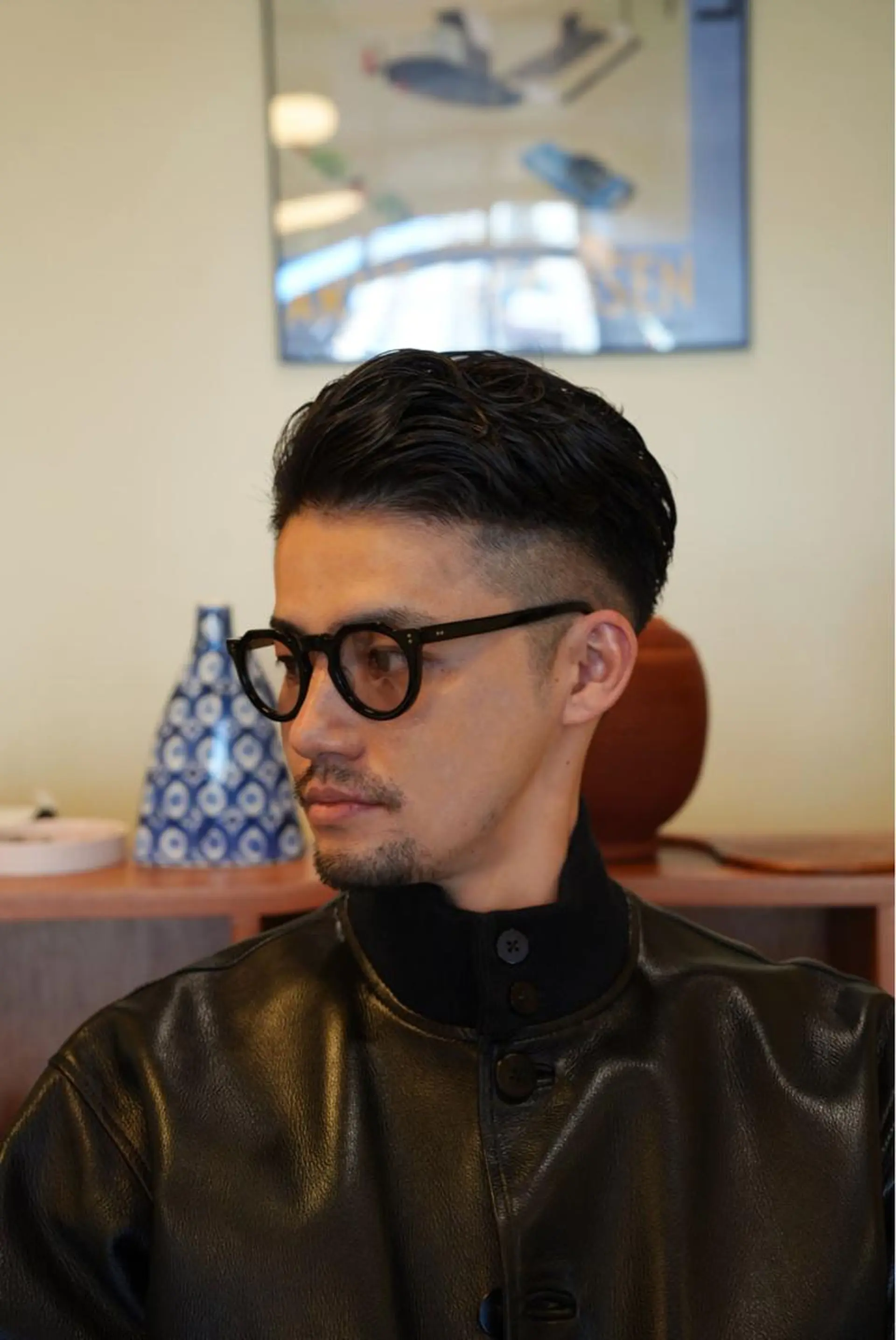 ショート パーマ メンズ メンズパーマ メンズショート ショートヘア カット ヘアカラー パーマ 縮毛矯正 トリートメント メンズパーマ タカキリョウのヘアスタイル