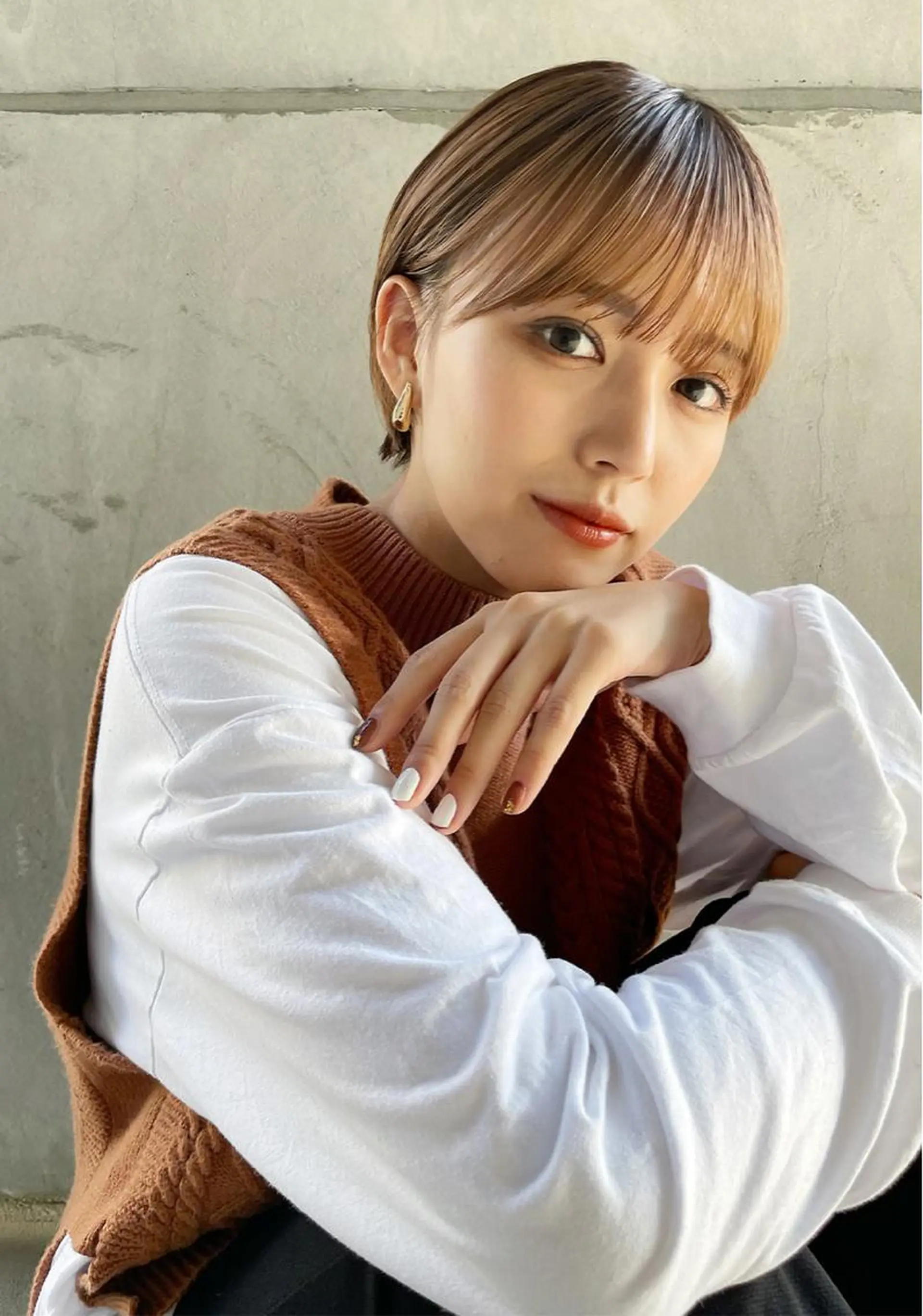 ショート カラー 一ノ瀬 暁のヘアスタイル