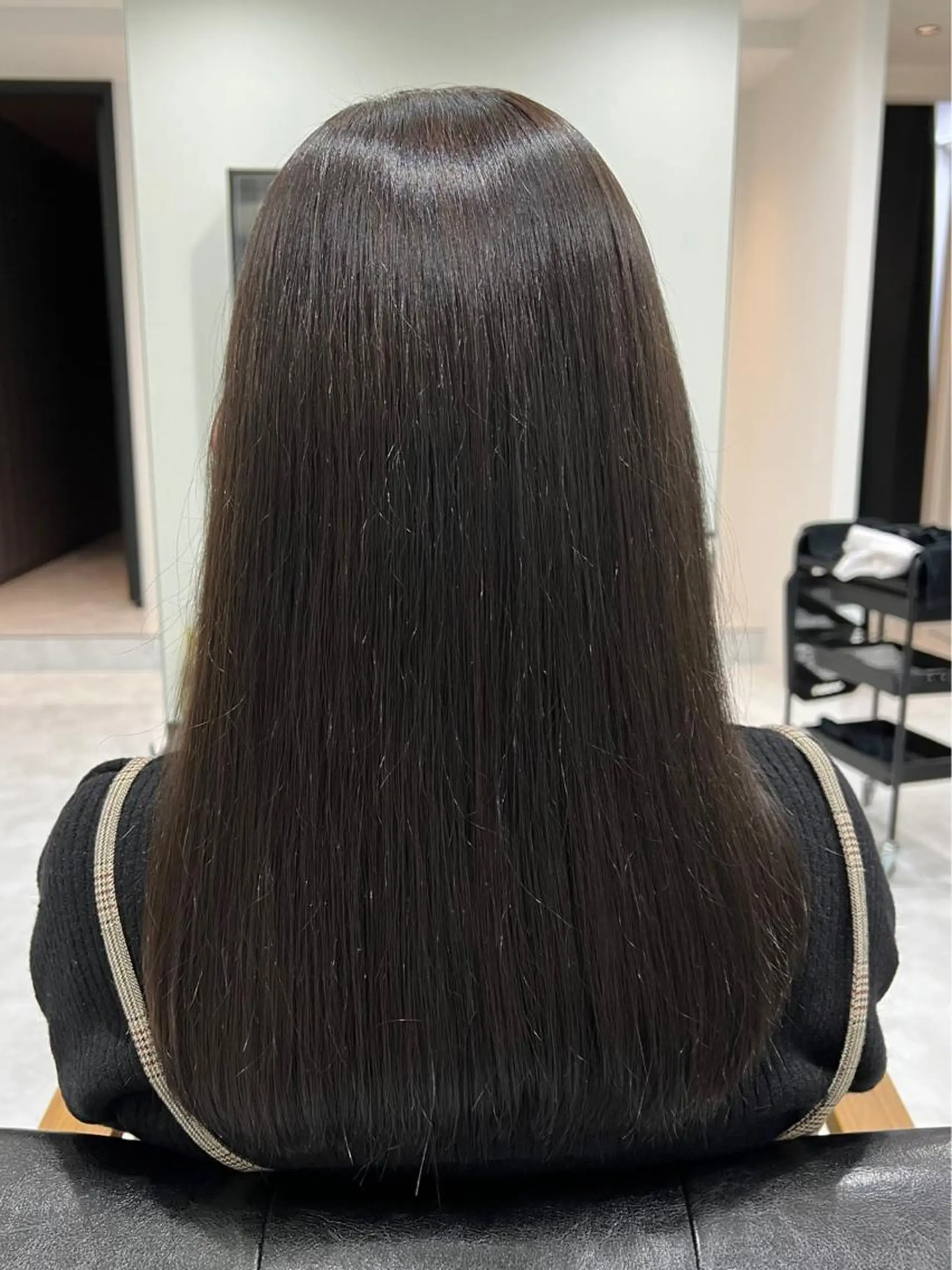 セミロング アッシュ アッシュグレー アッシュグレージュ 透明感カラー🕊️✨ Mayu🦮🩶のヘアスタイル