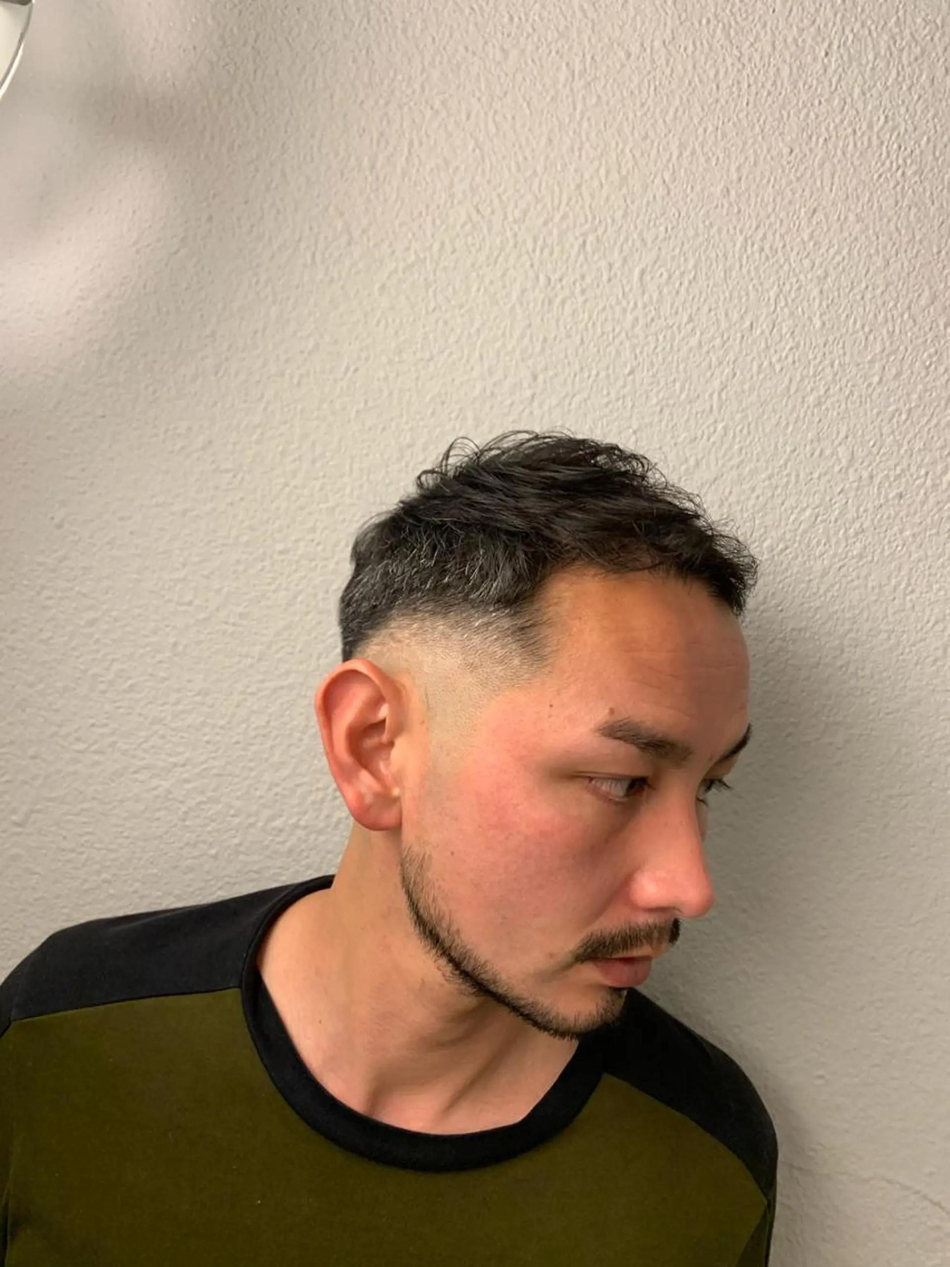 ショート メンズ カット パーマ ヒロ銀座 バーバーショップ神楽坂所属・ひらお あおとのヘアスタイル