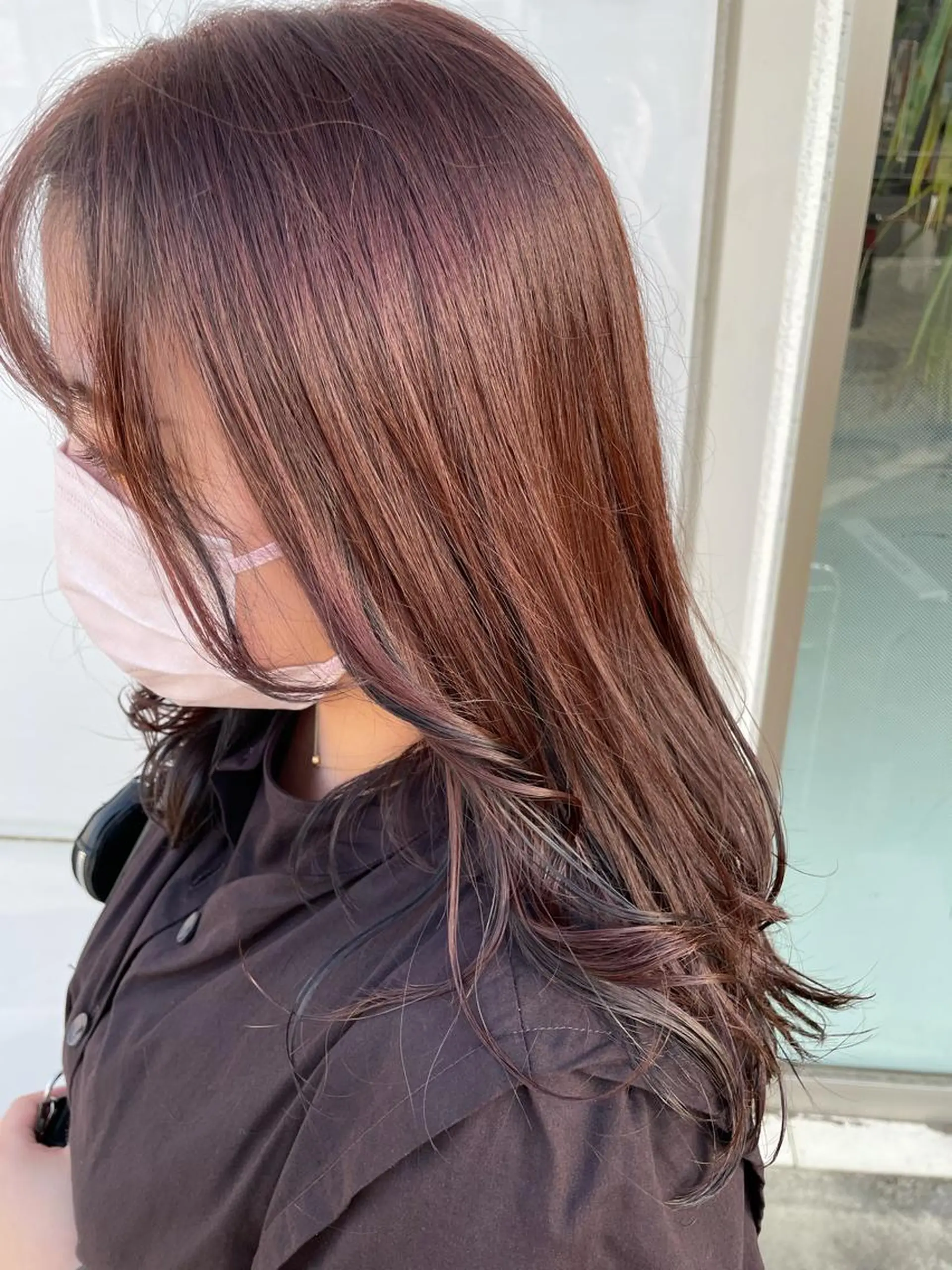 セミロング カラー インナーカラー ☪︎⋆ hair & eye yuka˚✩のマツエク・マツパデザイン