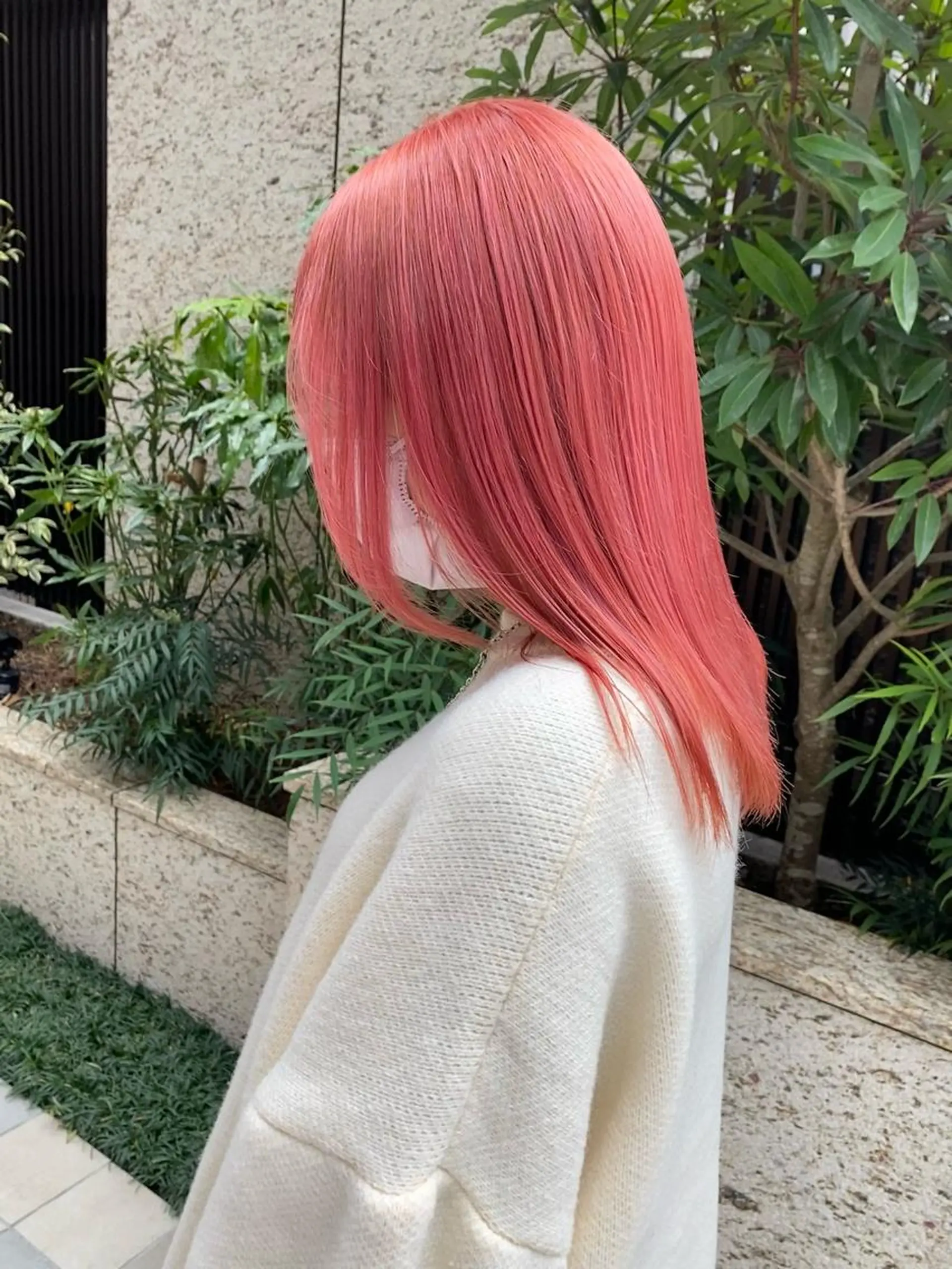 セミロング カラー ブリーチ ダブルカラー ピンクカラー ハイトーン/デザイン hirokiのヘアスタイル
