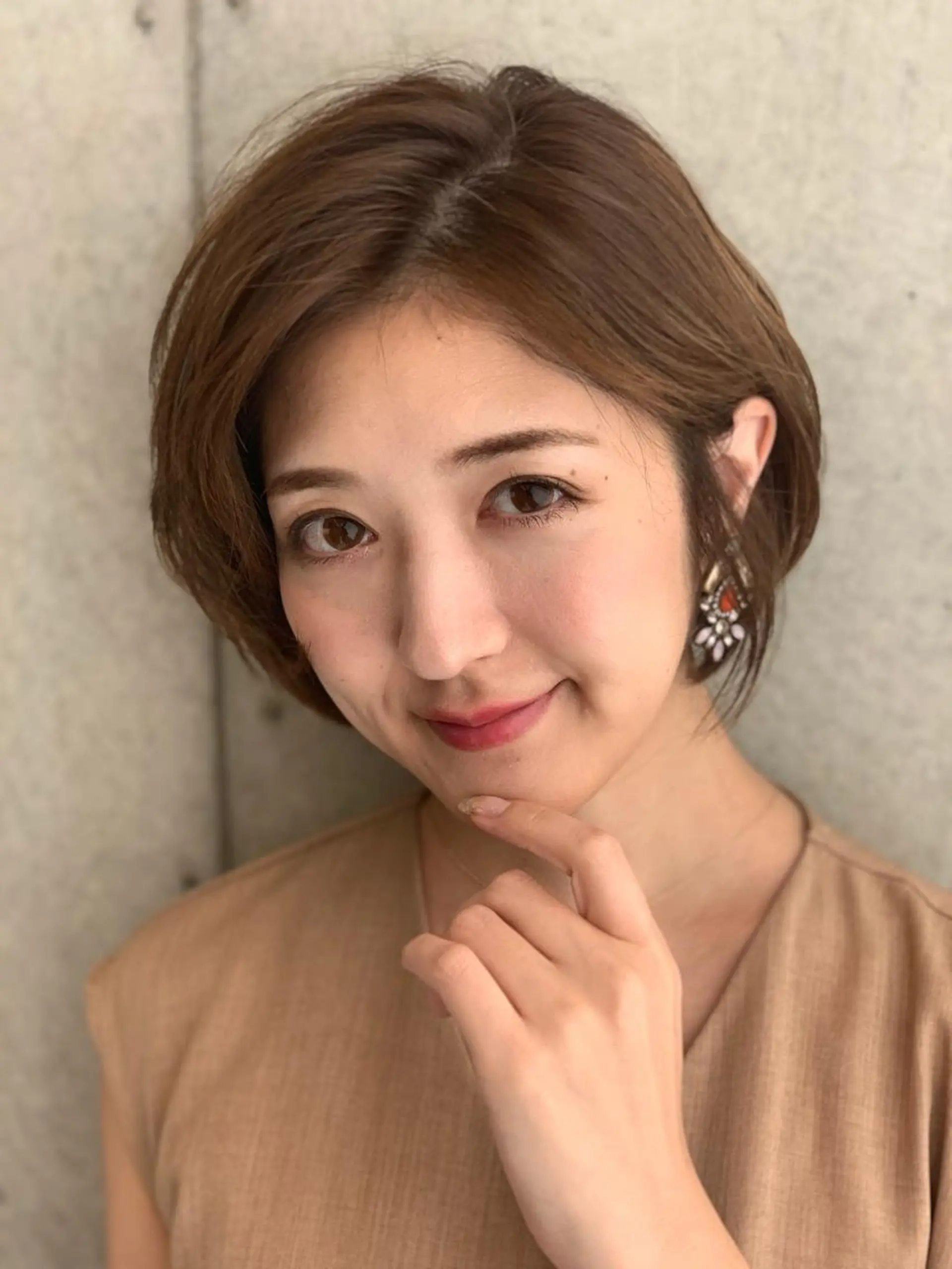 ショート カラー パーマ ✨縮毛矯正/髪質改善 錦糸町/松坂拓馬のヘアスタイル