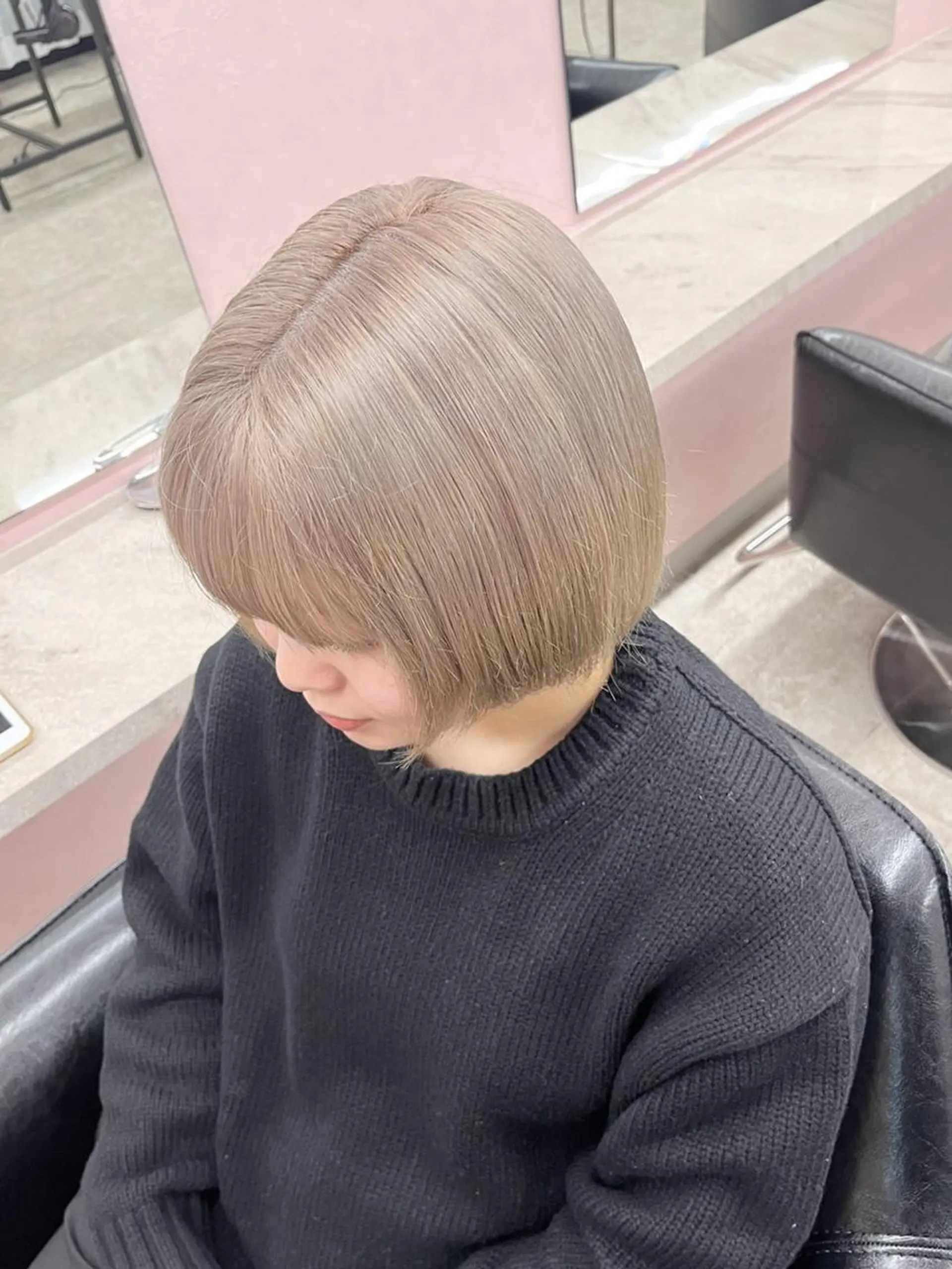 ショート カット ヘアカラー トリートメント MATTY azusaのヘアスタイル