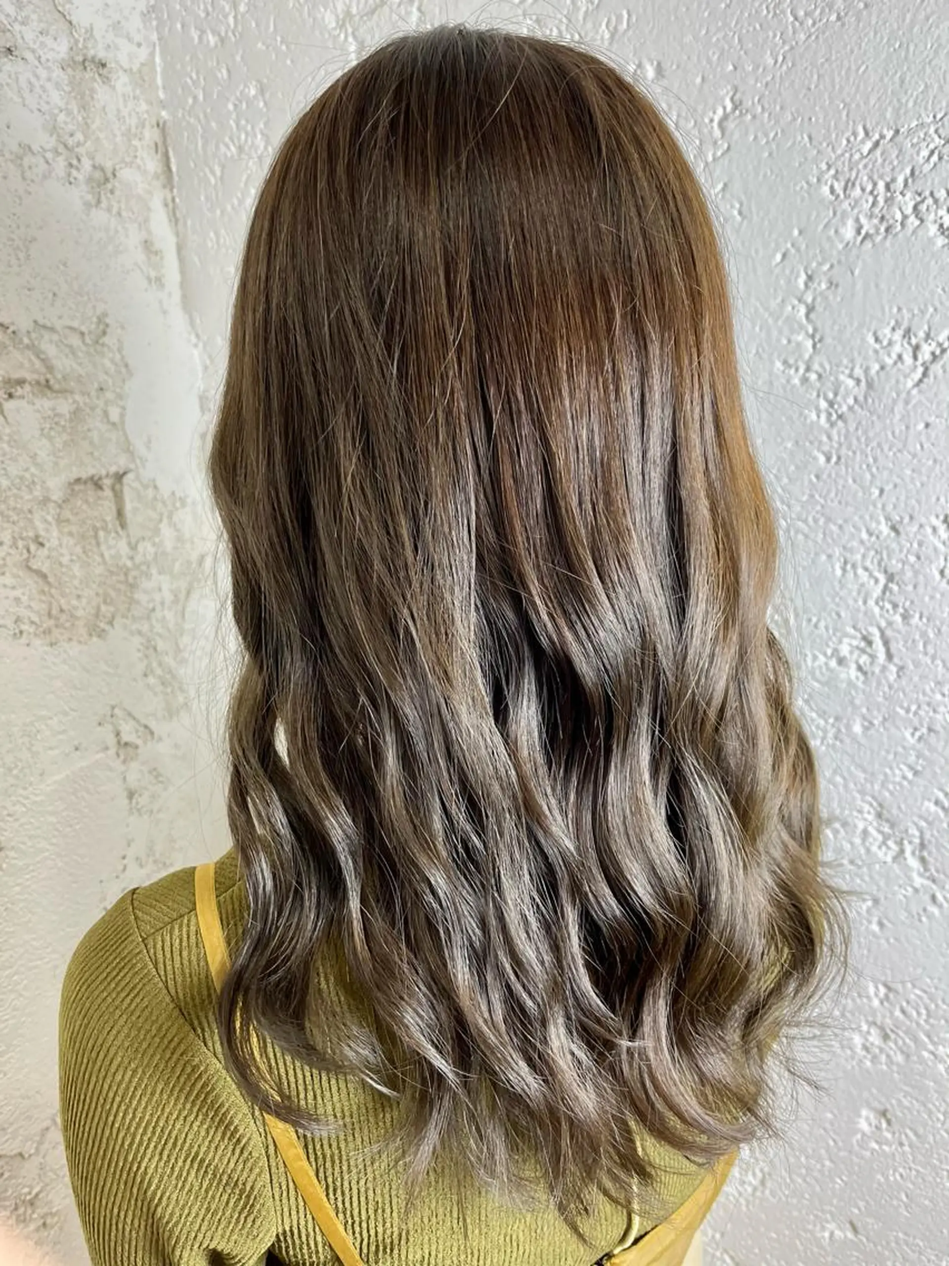 ロング アッシュ アッシュブラウン 💜垢抜けメンズパー マ💜Sakuraのヘアスタイル