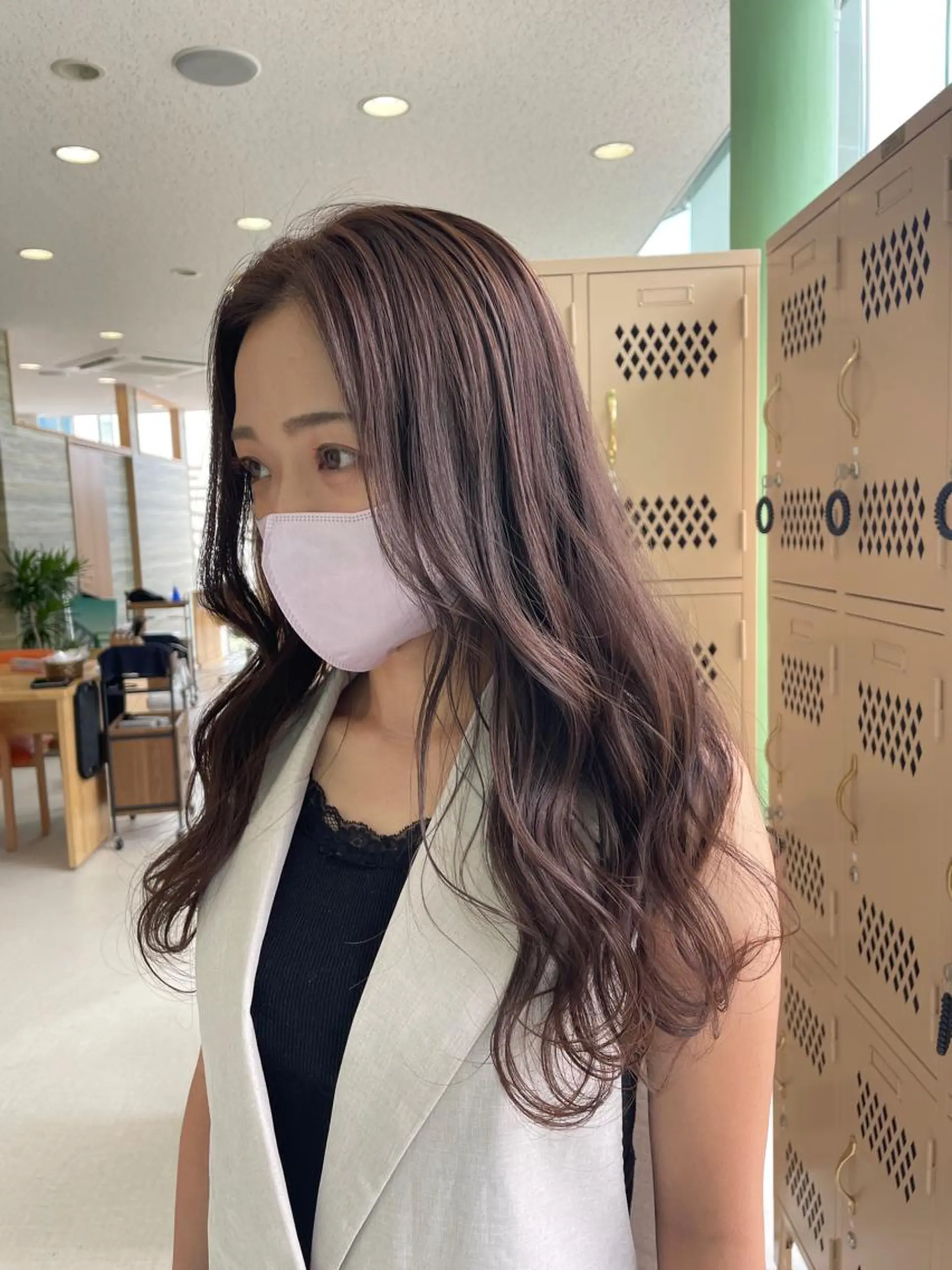 ロング カラー 韓国ヘア/レイヤー/ ツヤカラー/ Aiのヘアスタイル