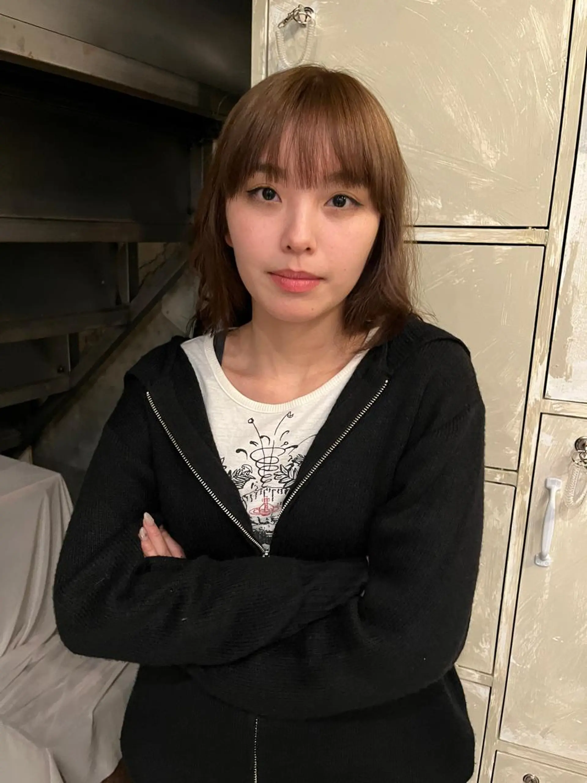 ミディアム カラー 赤み消しカラー/ ナチュラル/トモキのヘアスタイル