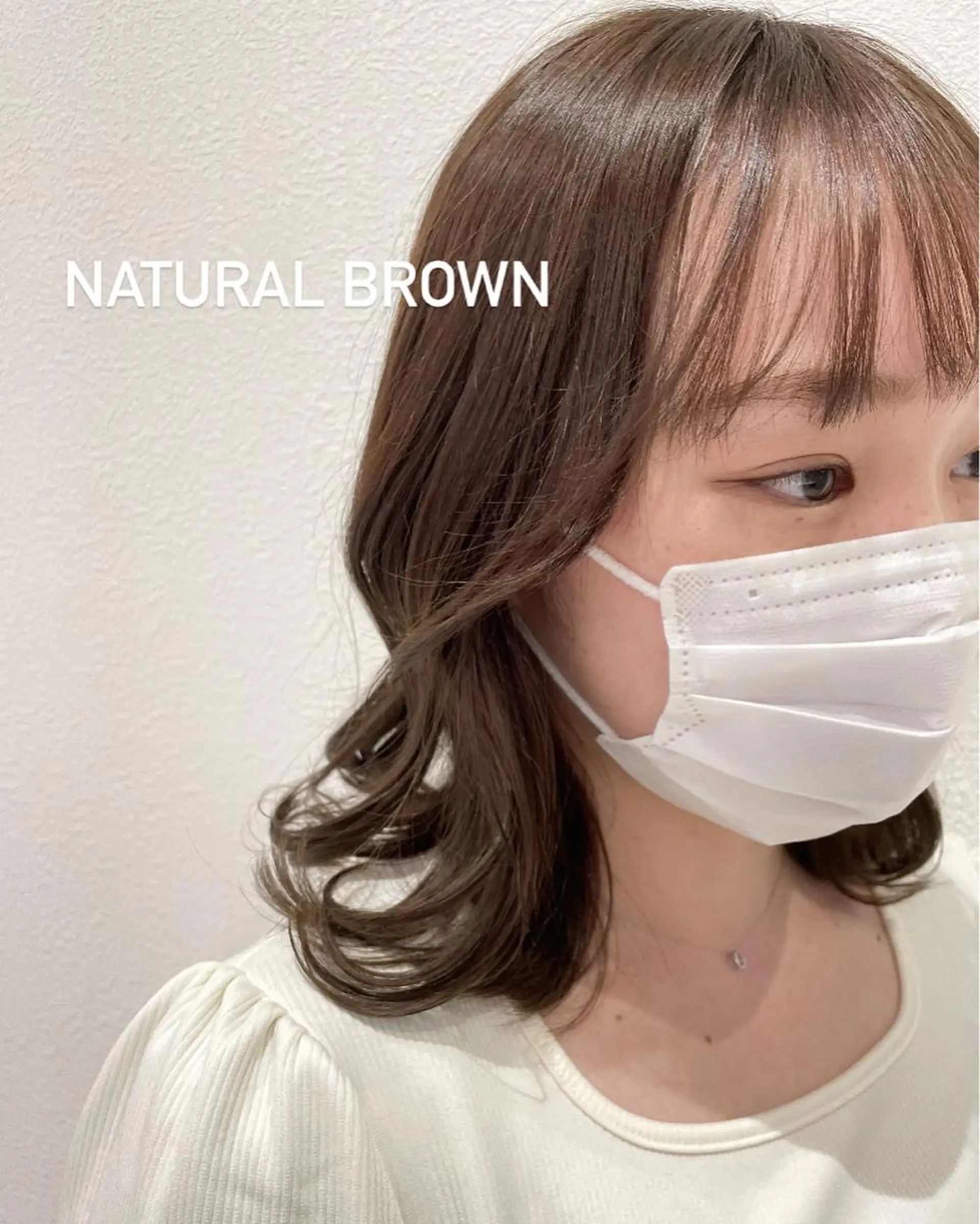 ミディアム GOAT_茅ヶ崎 キシ サクラのヘアスタイル