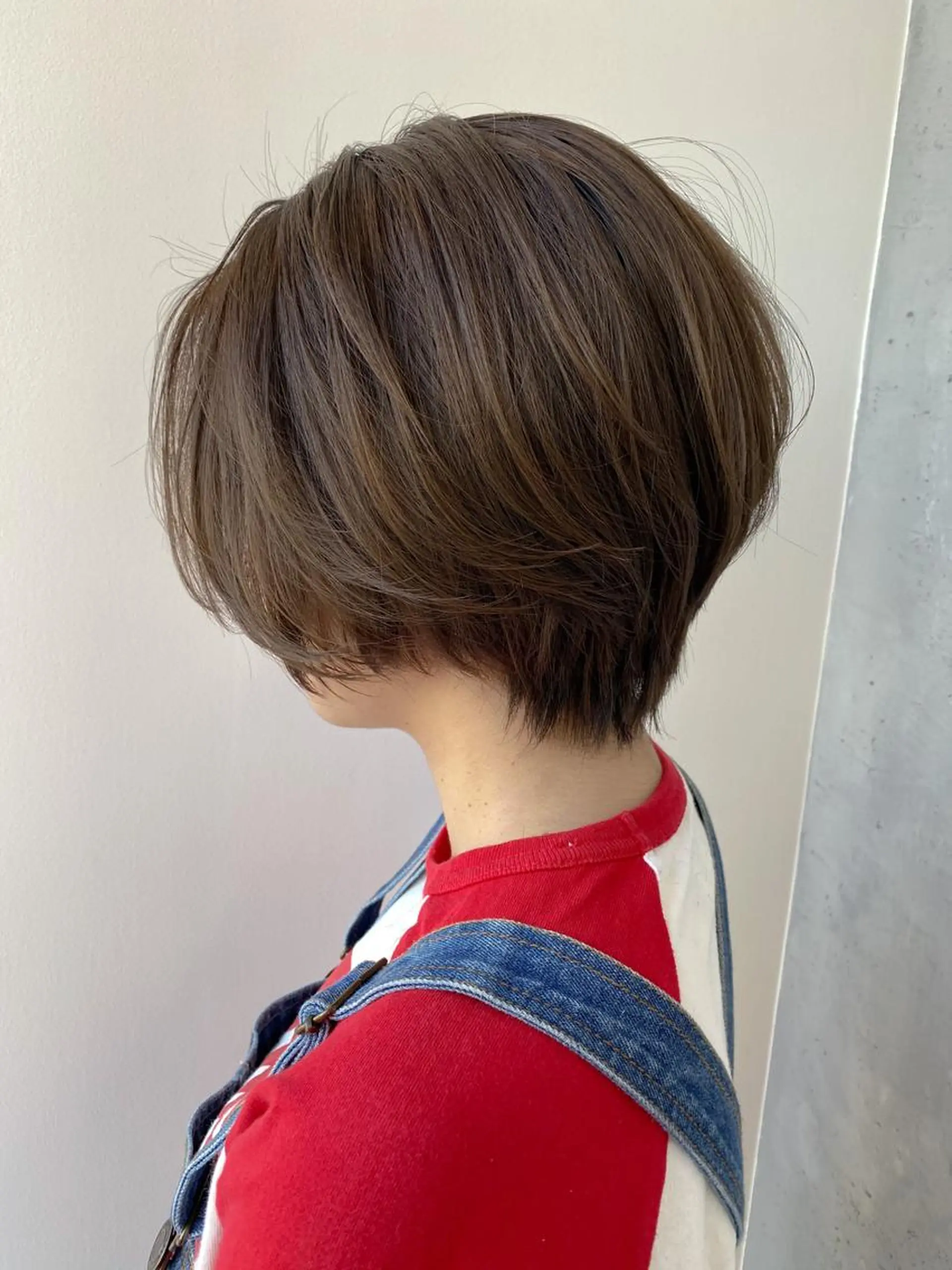 ショート カラー ヘアアレンジ 【艶髪×韓国風】 毛流れ職人 RYOのヘアスタイル