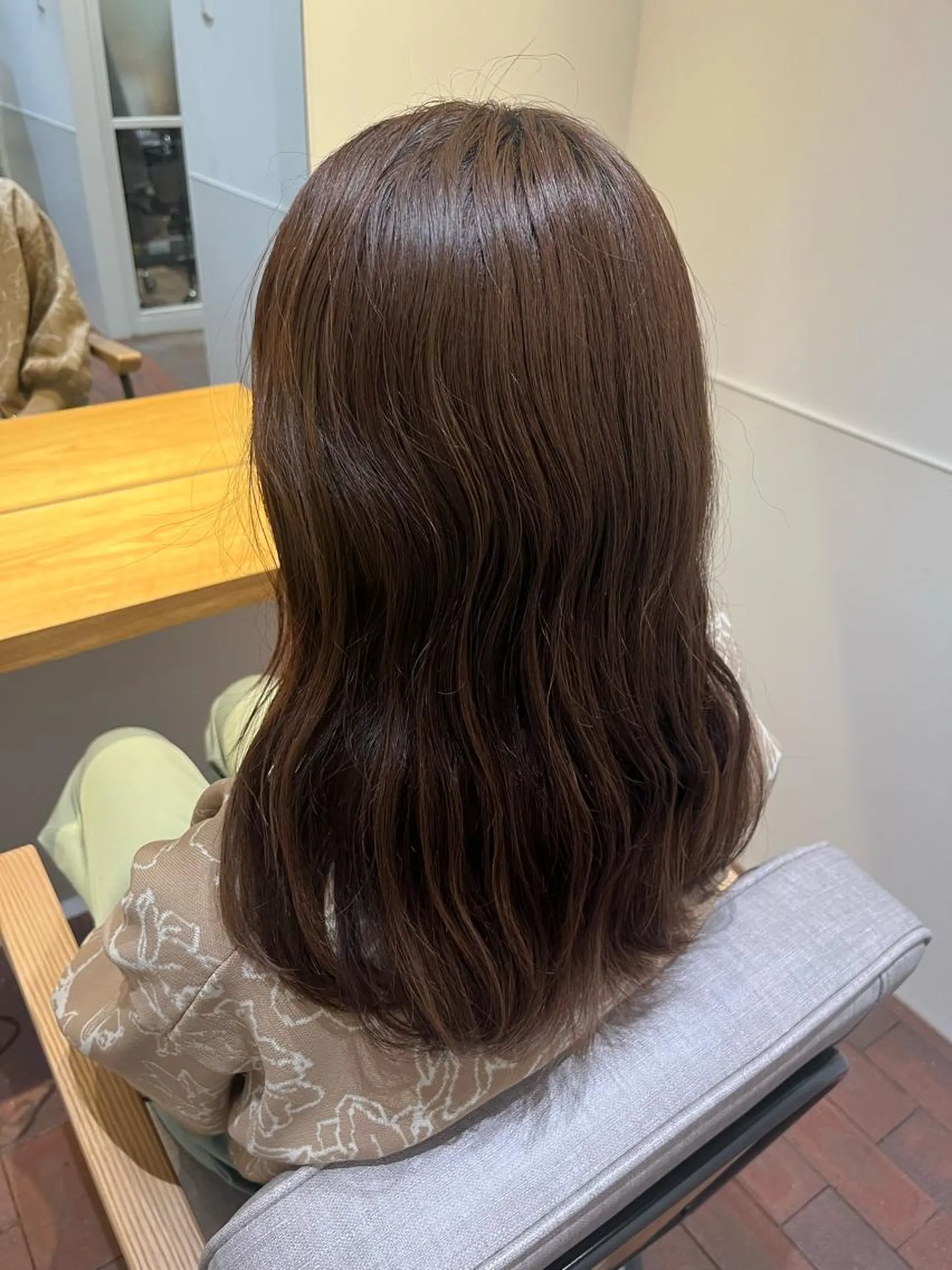 セミロング マンツーマン 縮毛矯正/マユコのヘアスタイル