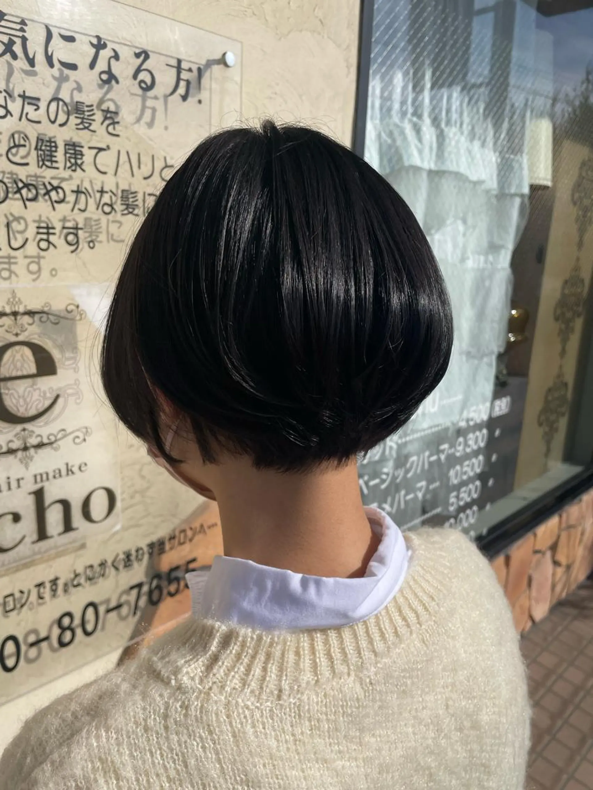 ショート ボブ hair make echo滿木あい花のヘアスタイル