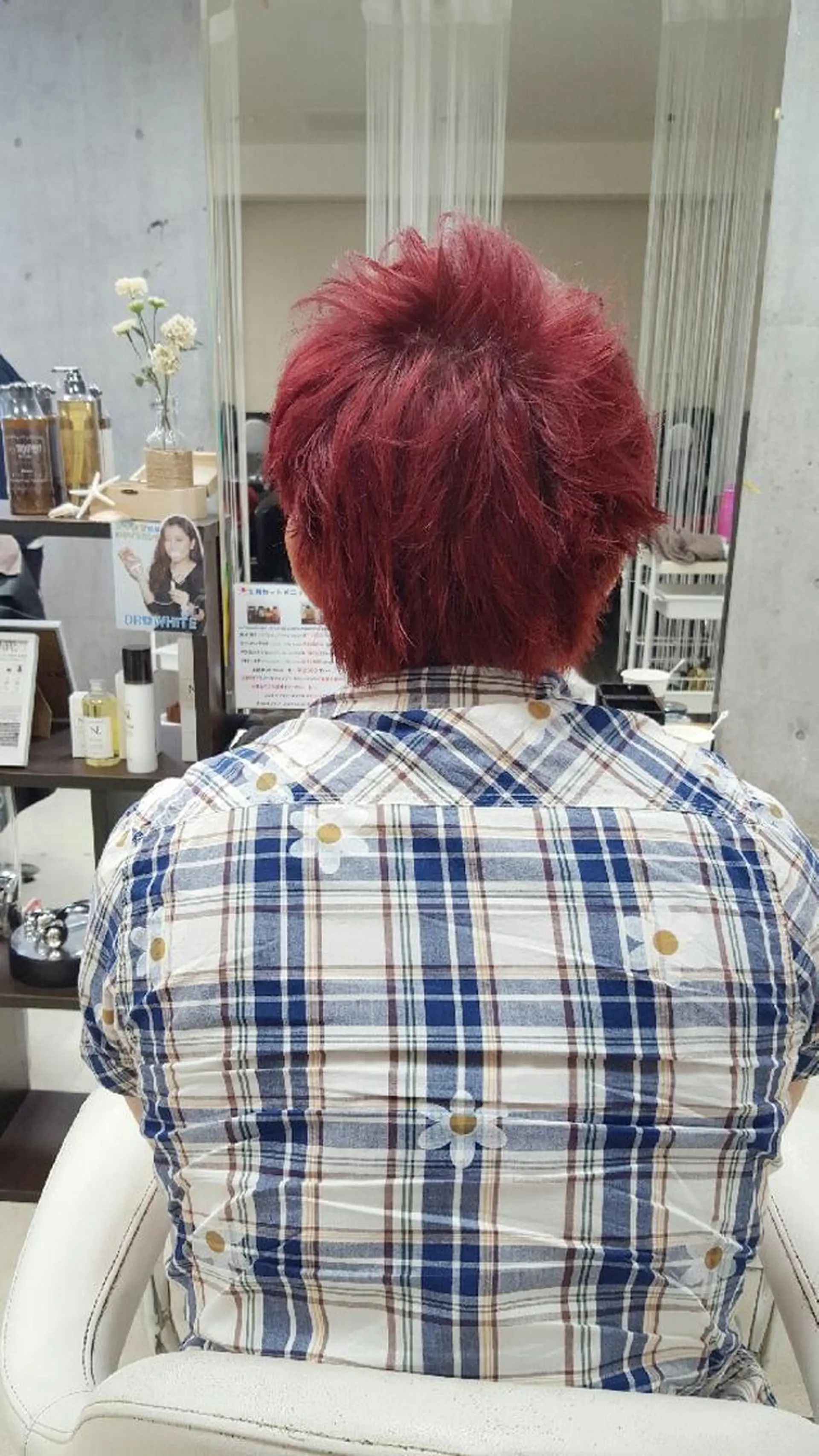 ショート メンズ 髪質改善×レイヤー 高嶋のヘアスタイル