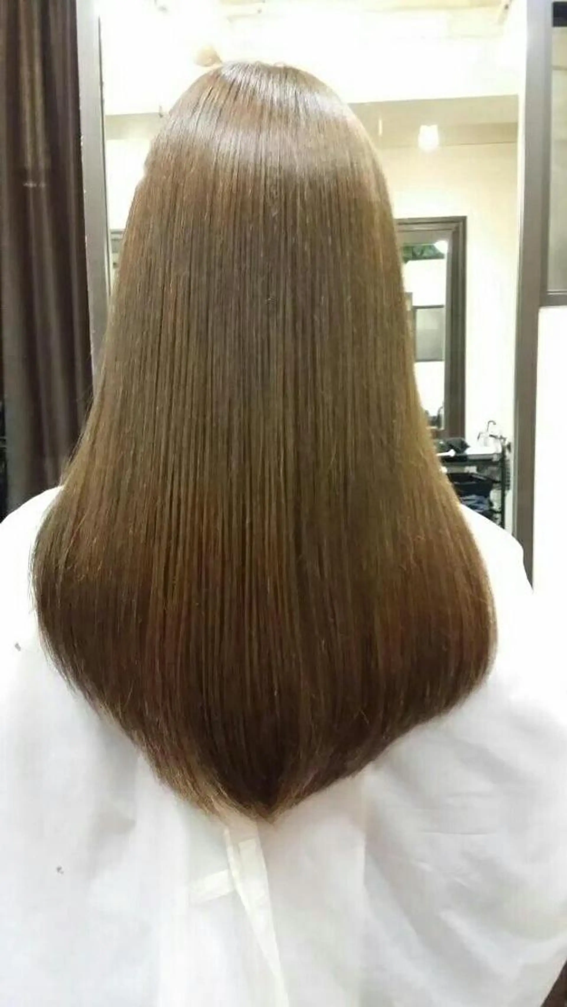 セミロング ロング カラー アッシュ 100%髪質改善特化 TRUNSのヘアスタイル