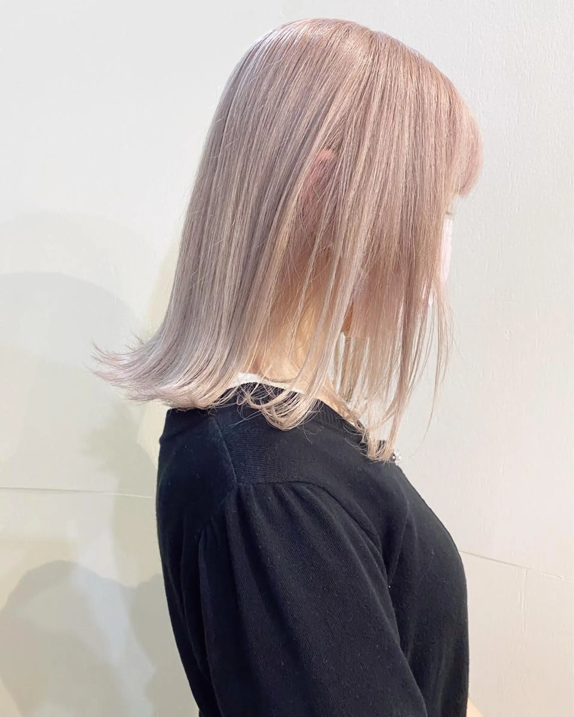 ミディアム カラー ヘアカラー トリートメント LOVESTOIKE 堂本のヘアスタイル