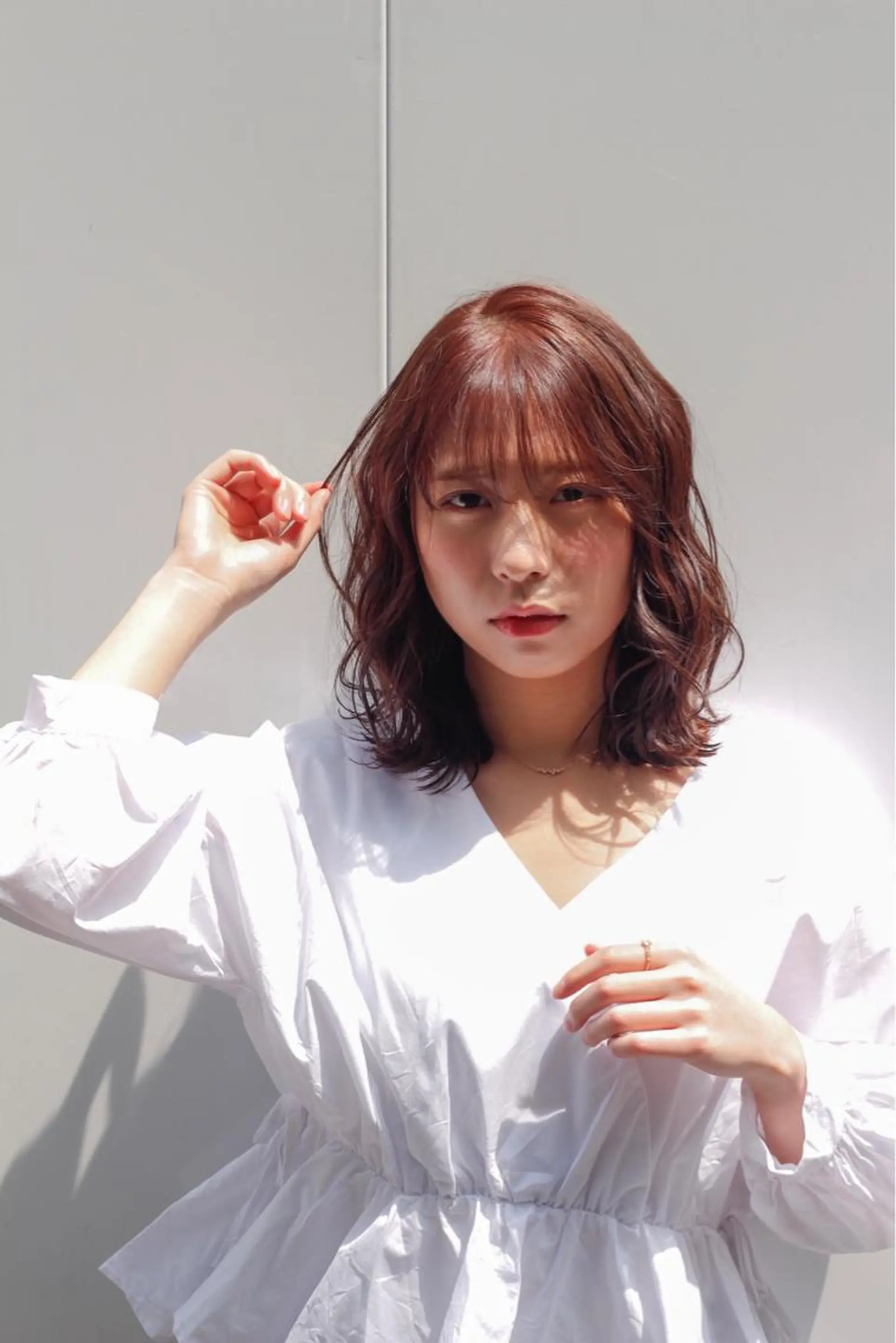 ショート カラー ブリーチ ブリーチなしカラー ピンクカラー 艶ハイトーンブリーチ 🌈小林侑雅のヘアスタイル