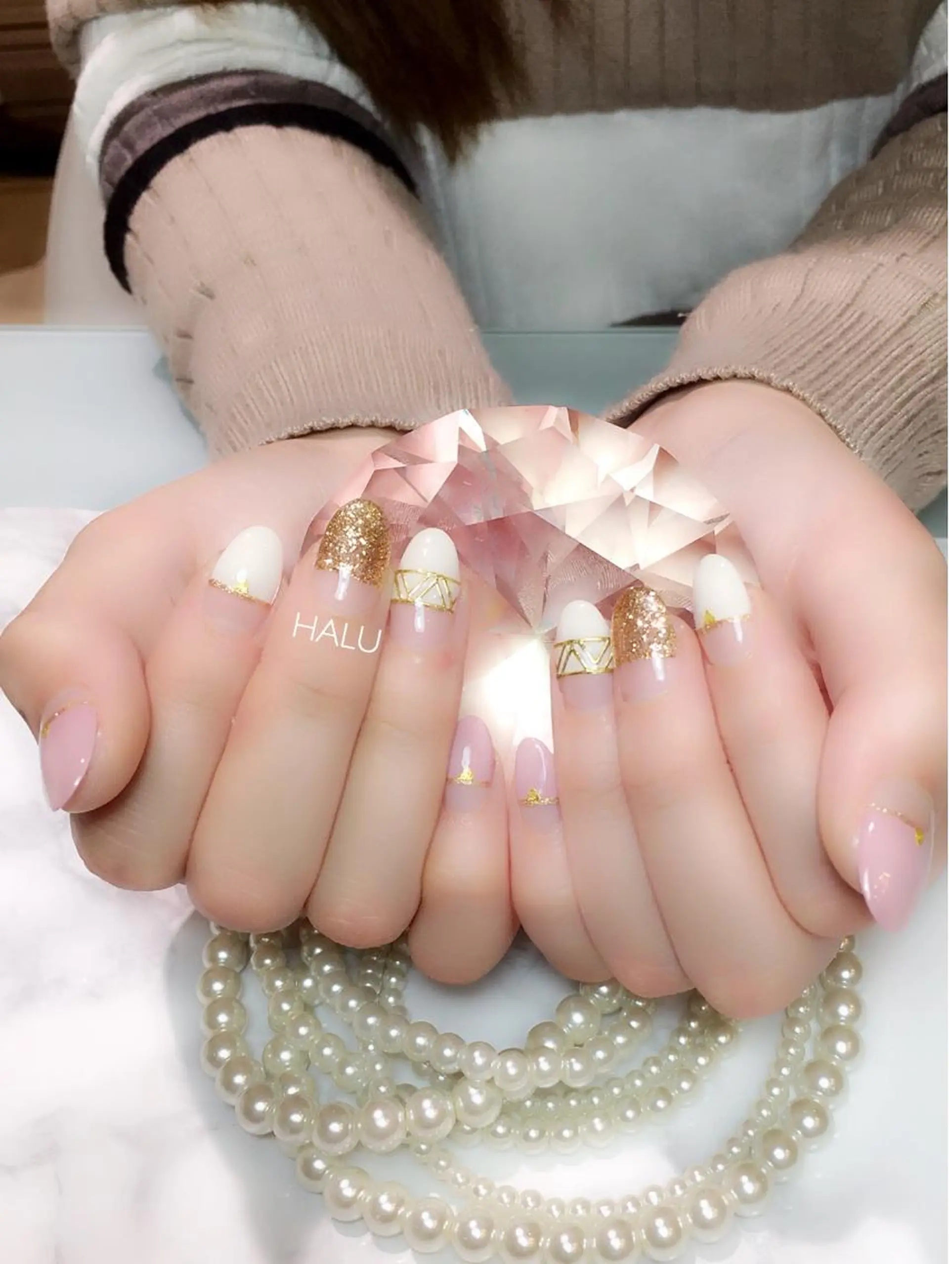 ネイル ピンク HALU ハルのネイルデザイン