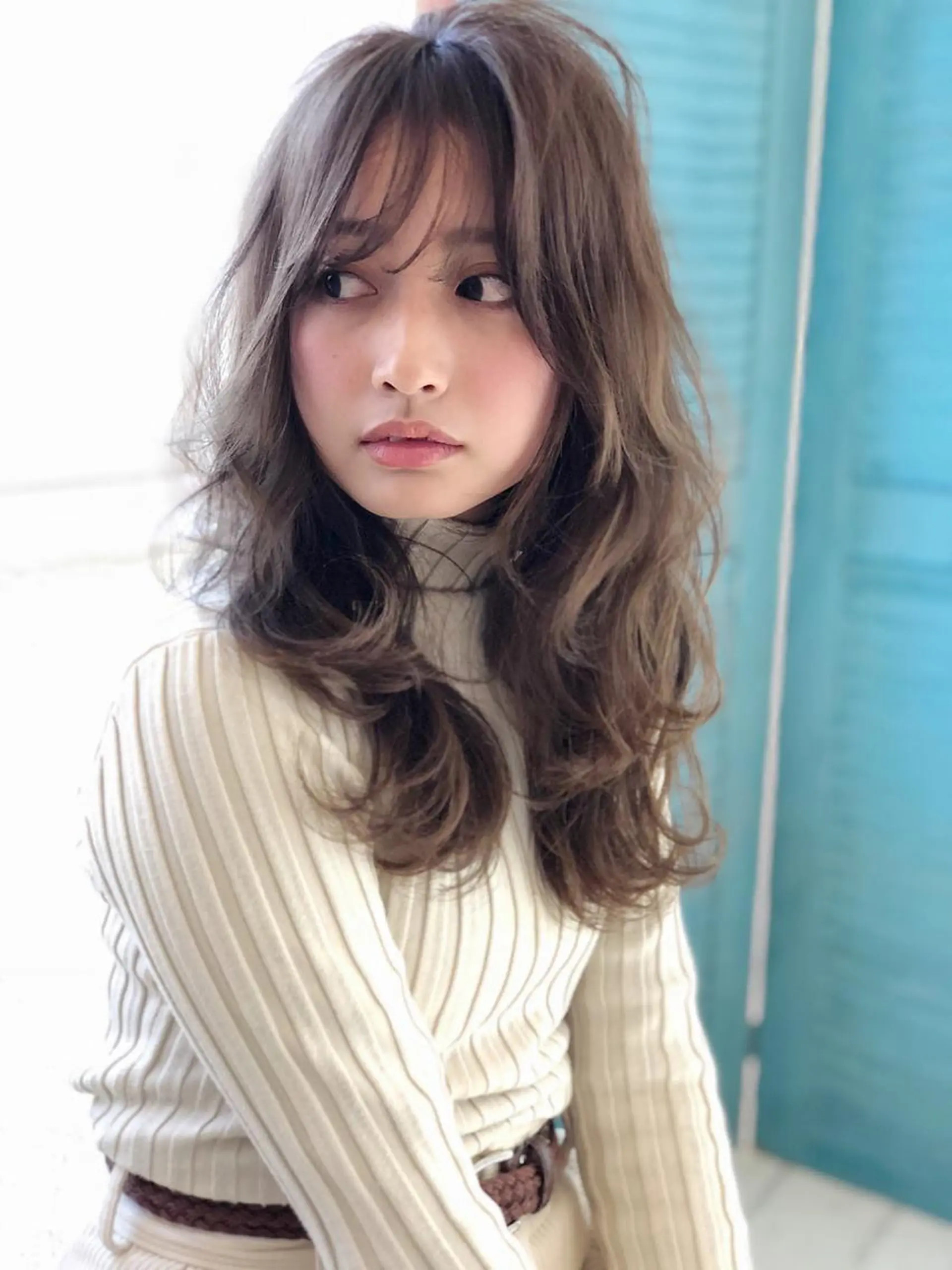 ロング 髪質改善　縮毛の達人 矢井由真のヘアスタイル