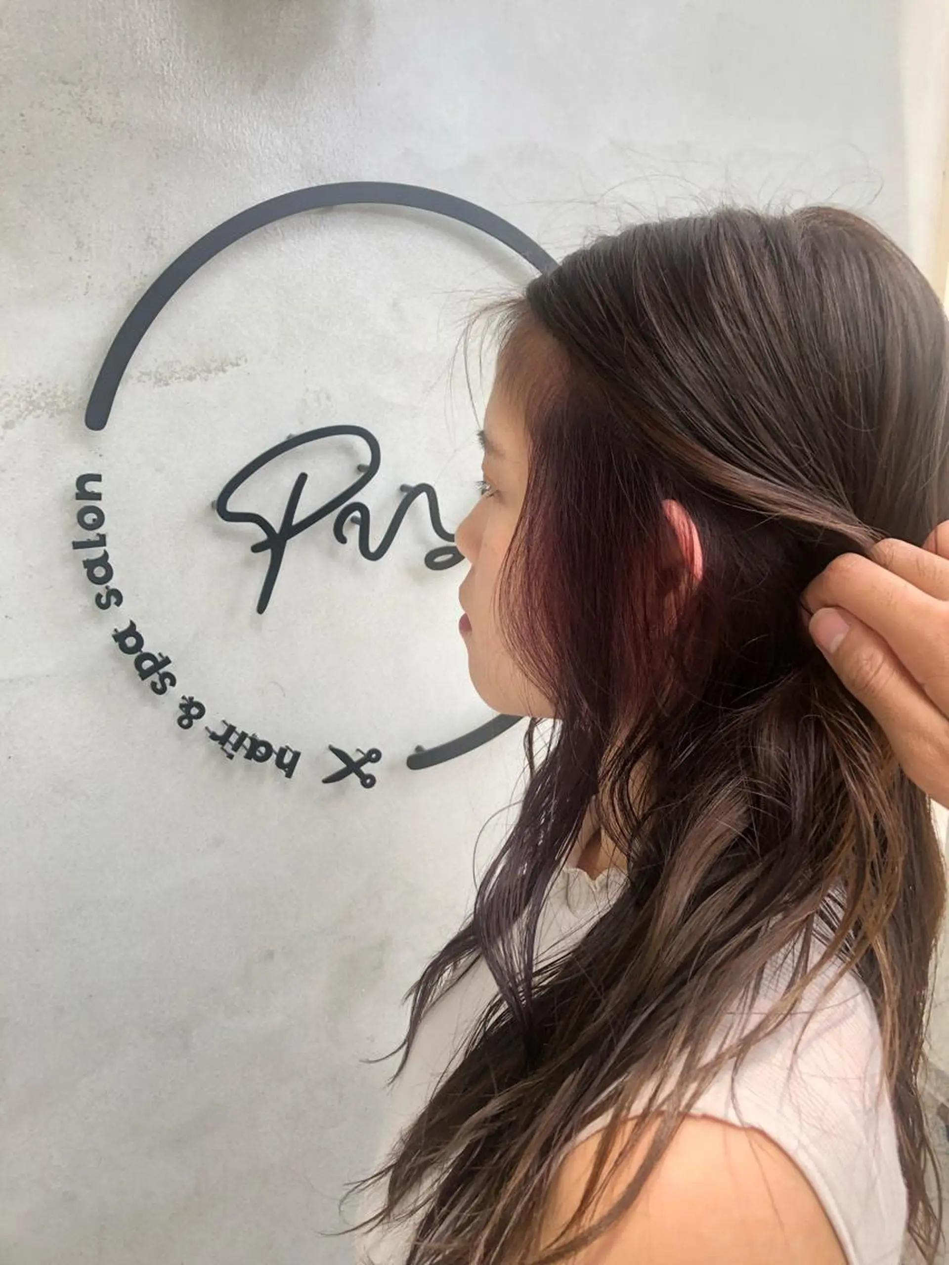 ロング カラー インナーカラー カット ヘアカラー 本間 隼人のヘアスタイル