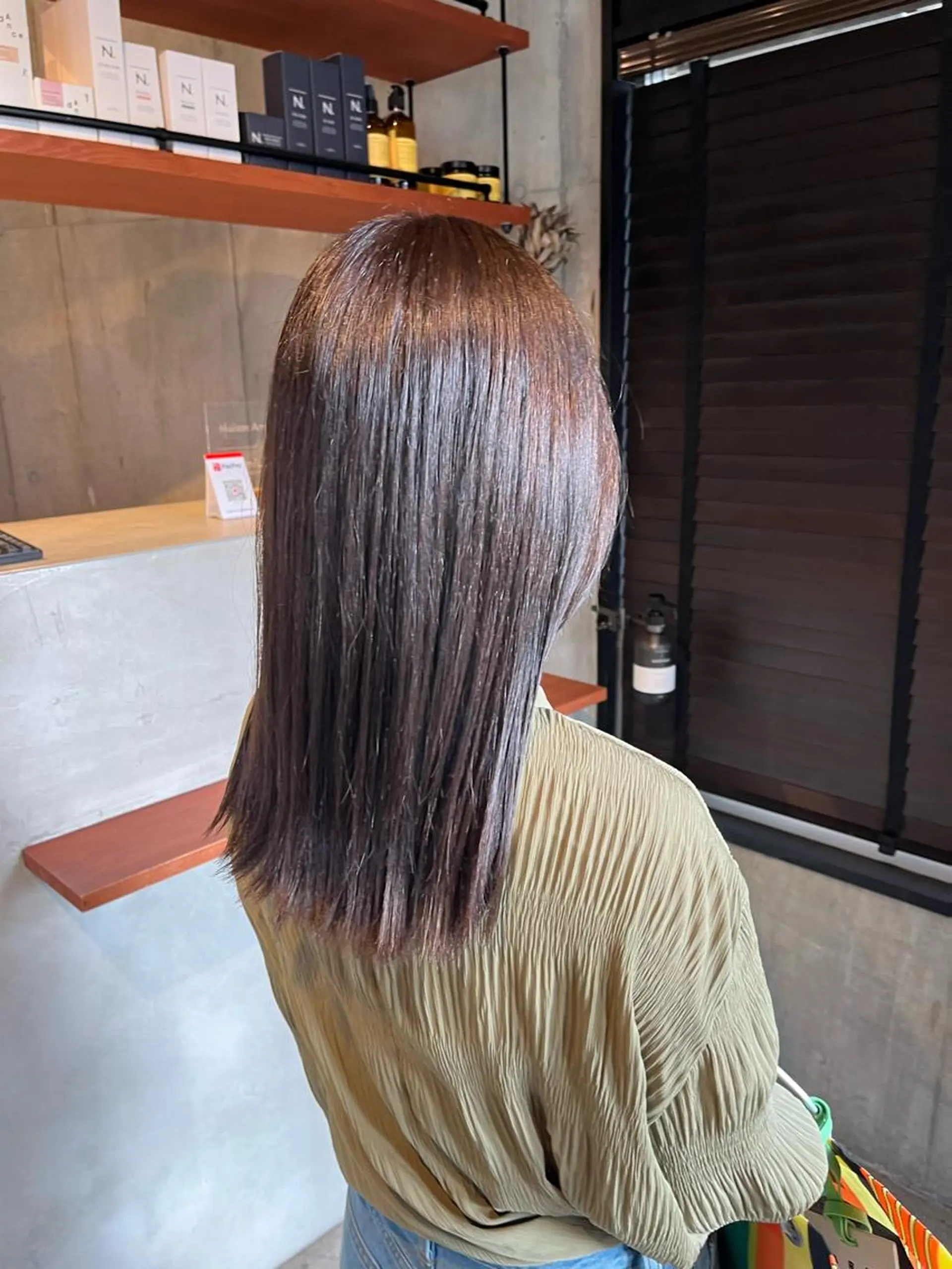 ミディアム カラー 透明感カラー china/ボブ /似合わせカラーのヘアスタイル