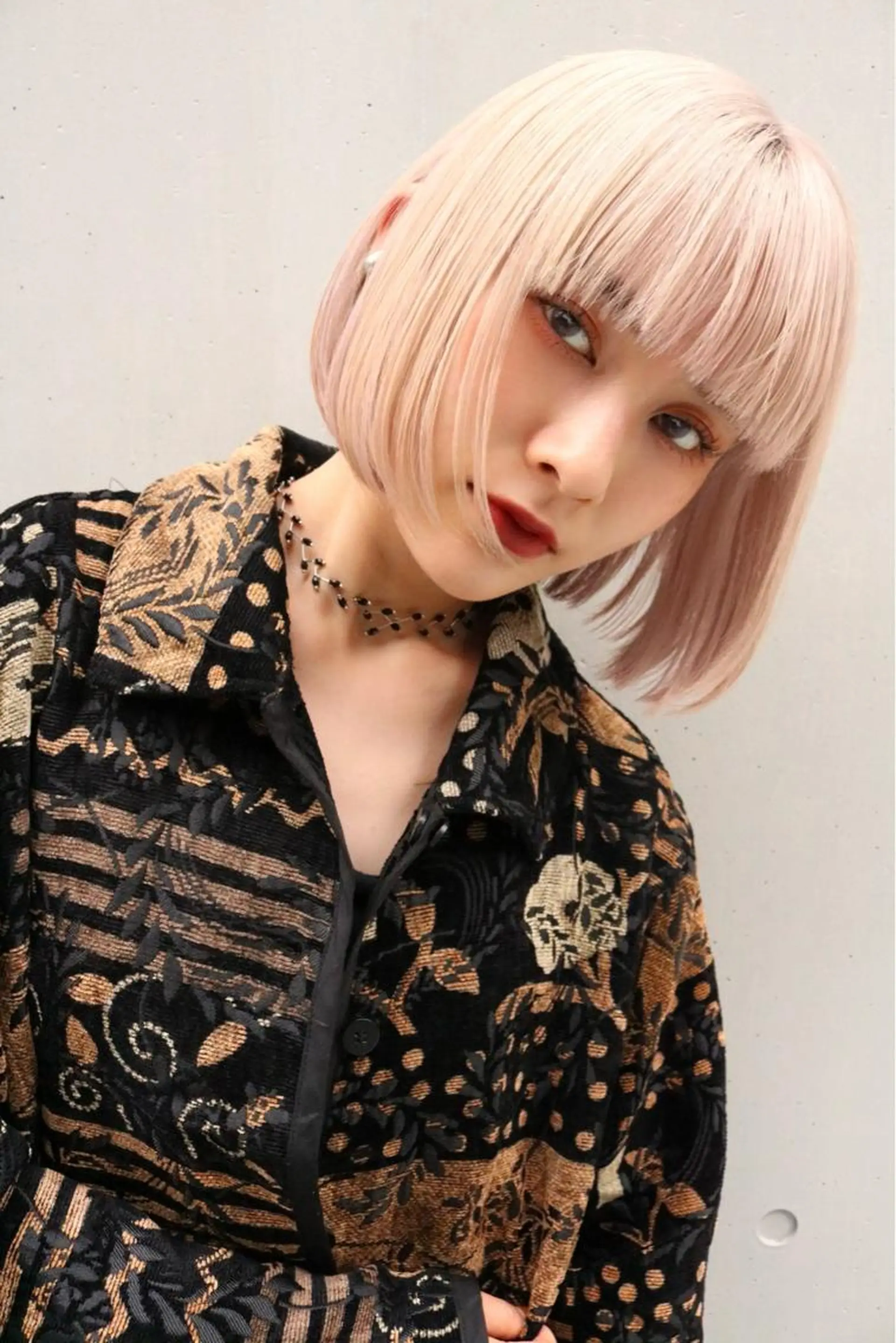 ミディアム カラー カット ヘアカラー トリートメント 似合わせカラーパーマ 🌿kitin米川のヘアスタイル