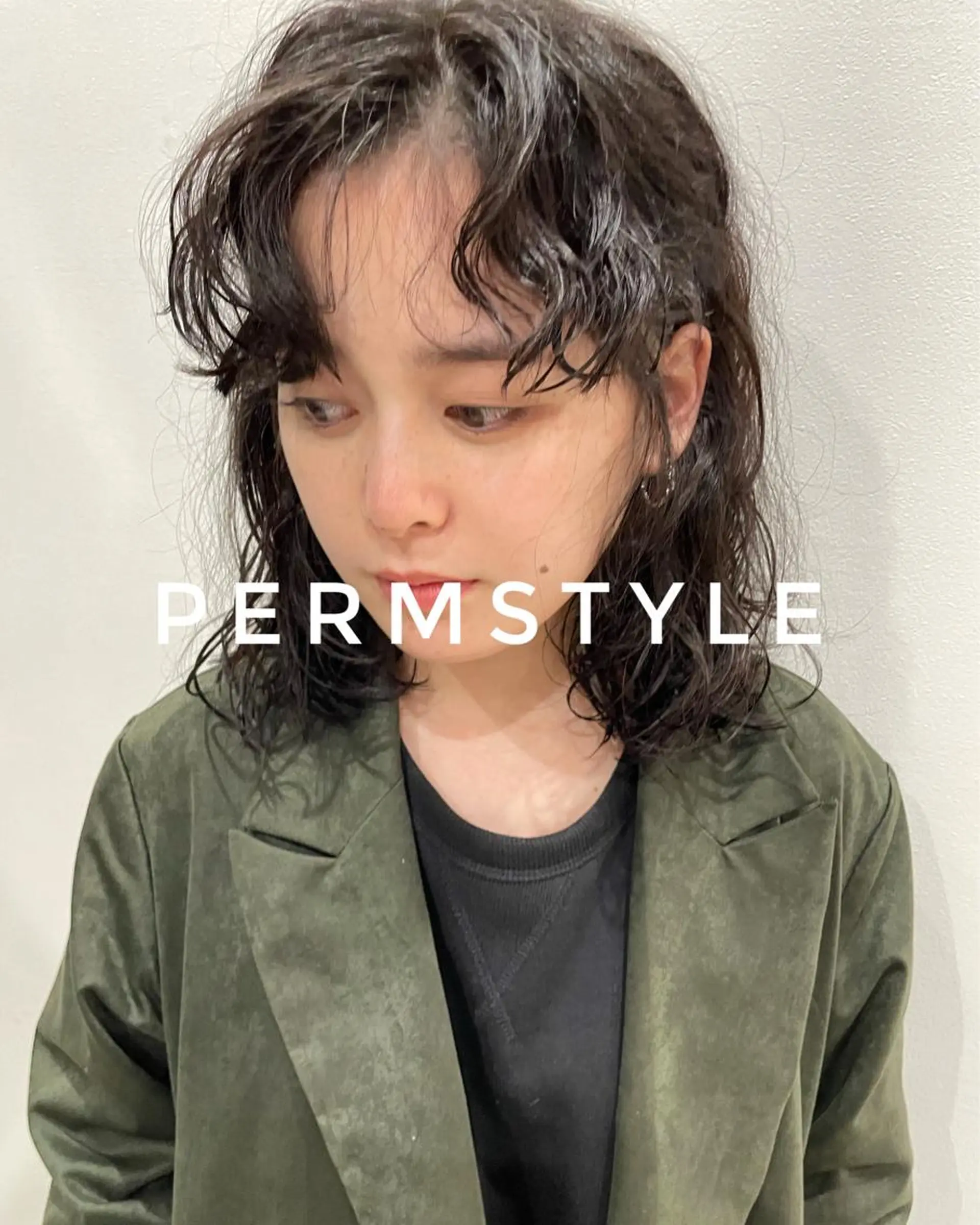 ミディアム カラー パーマ ヘアアレンジ キッズ ミディアムパーマ オトナヘア🌸 harukaのヘアスタイル