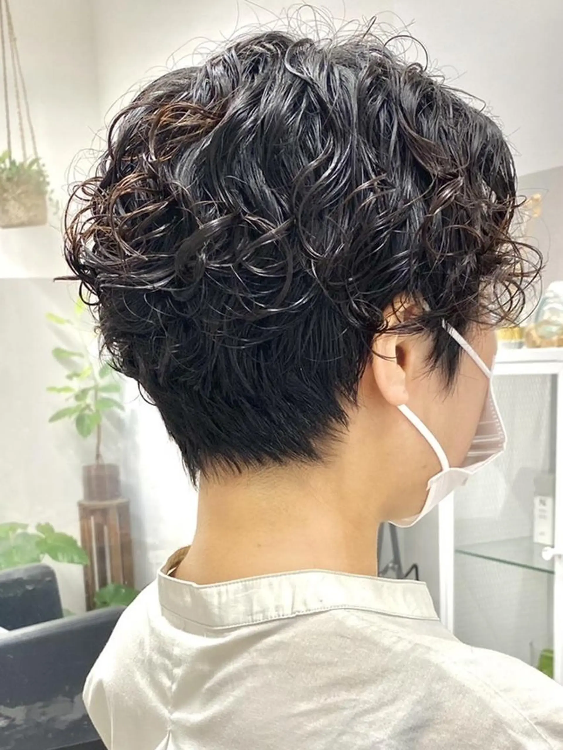ショート パーマ ショートヘア カット パーマ トリートメント メンズ&ショート LEA山村真史のヘアスタイル