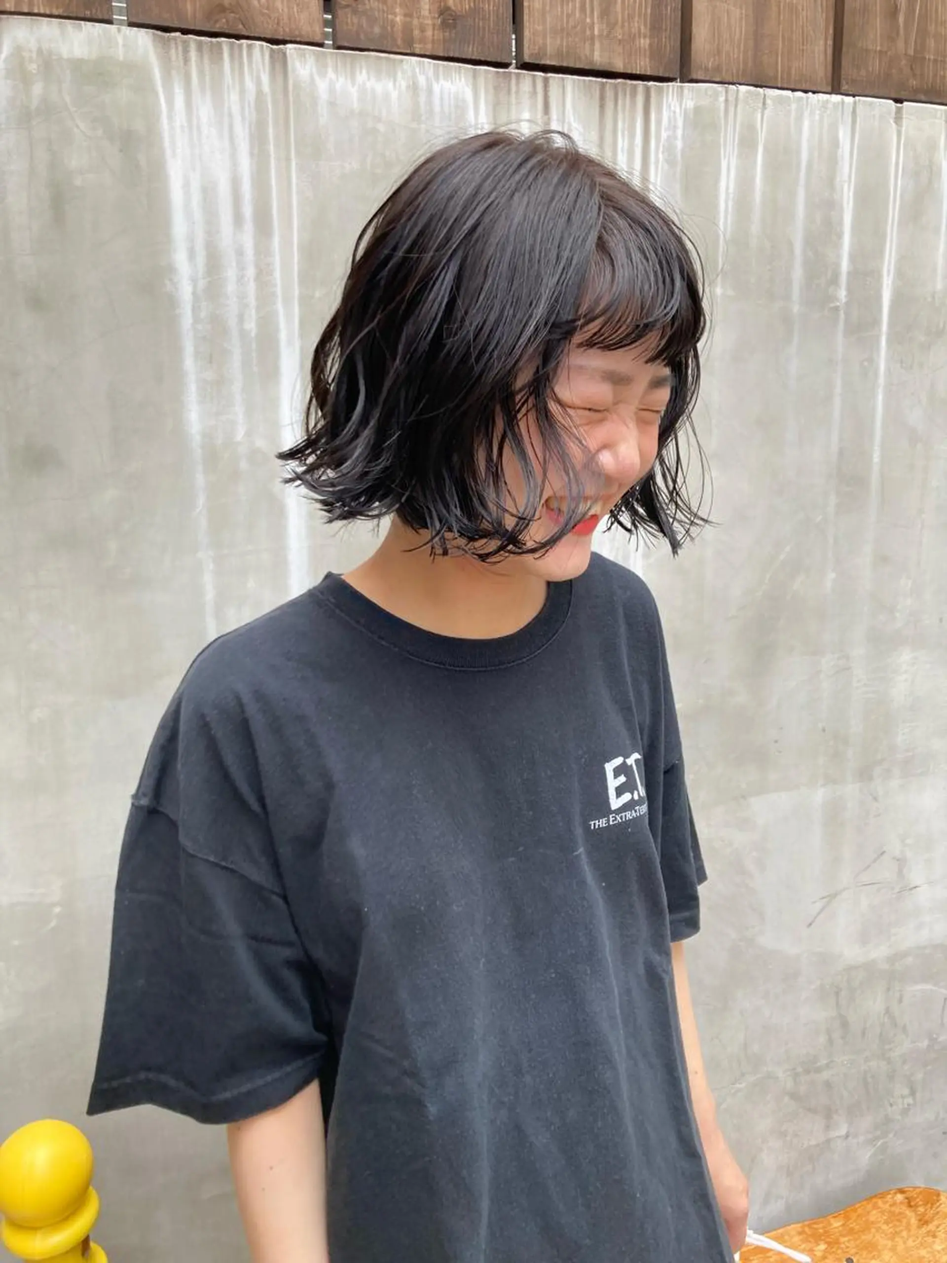 ショート カラー パーマ ヘアアレンジ MAEDA MADOKAのヘアスタイル