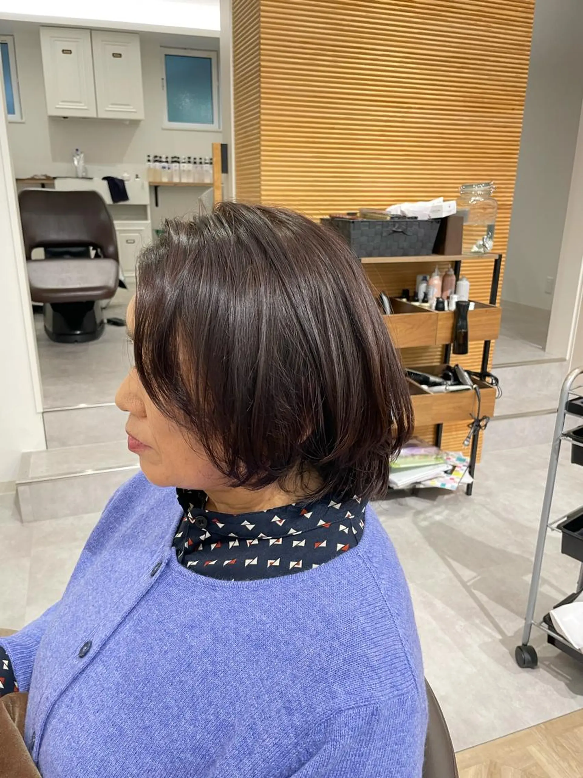 ミディアム 山越 美裕樹のヘアスタイル