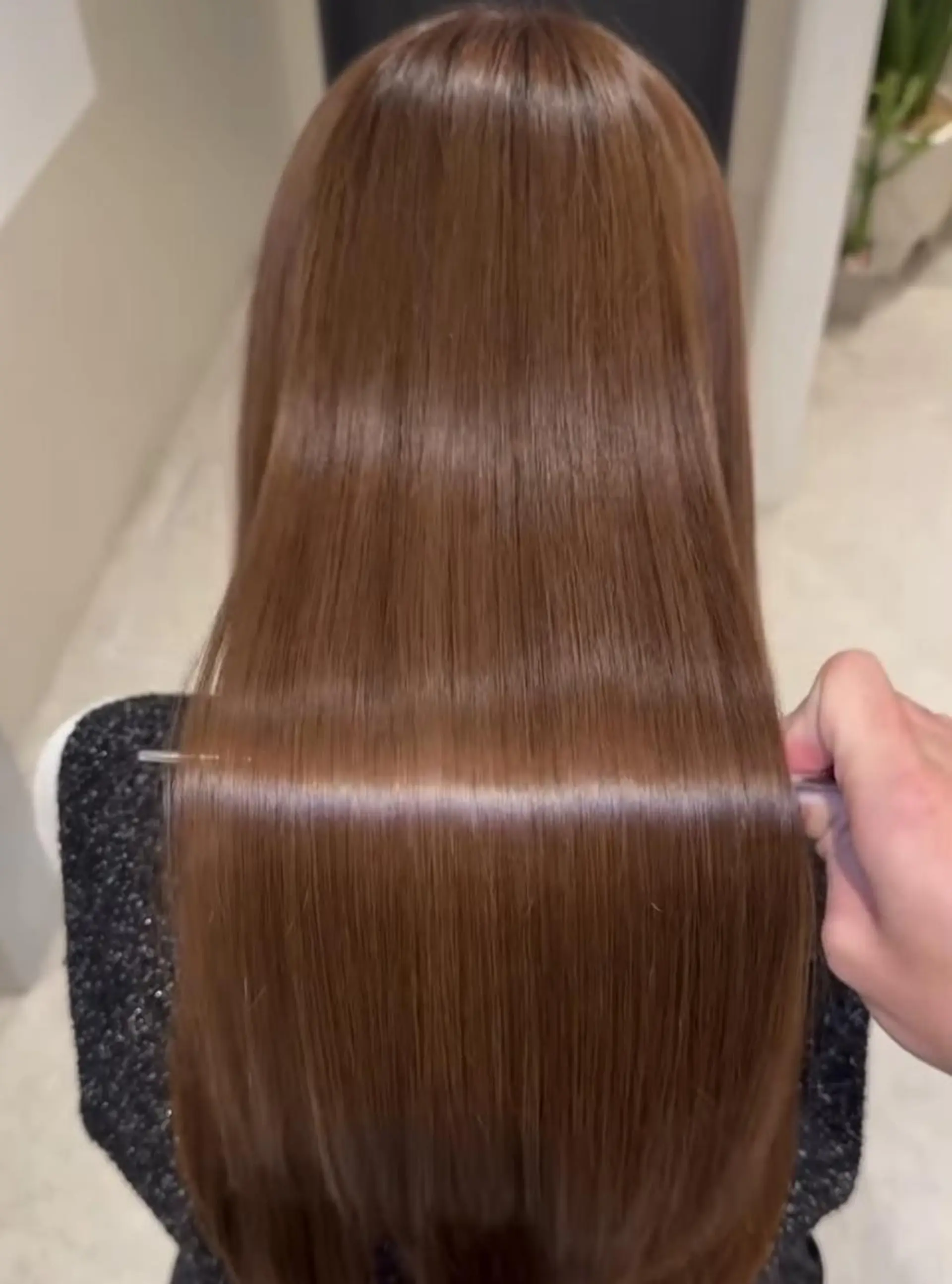 ロング カラー パーマ ヘアカラー 縮毛矯正 西梅田/髪質改善特化 さくら🌸のヘアスタイル