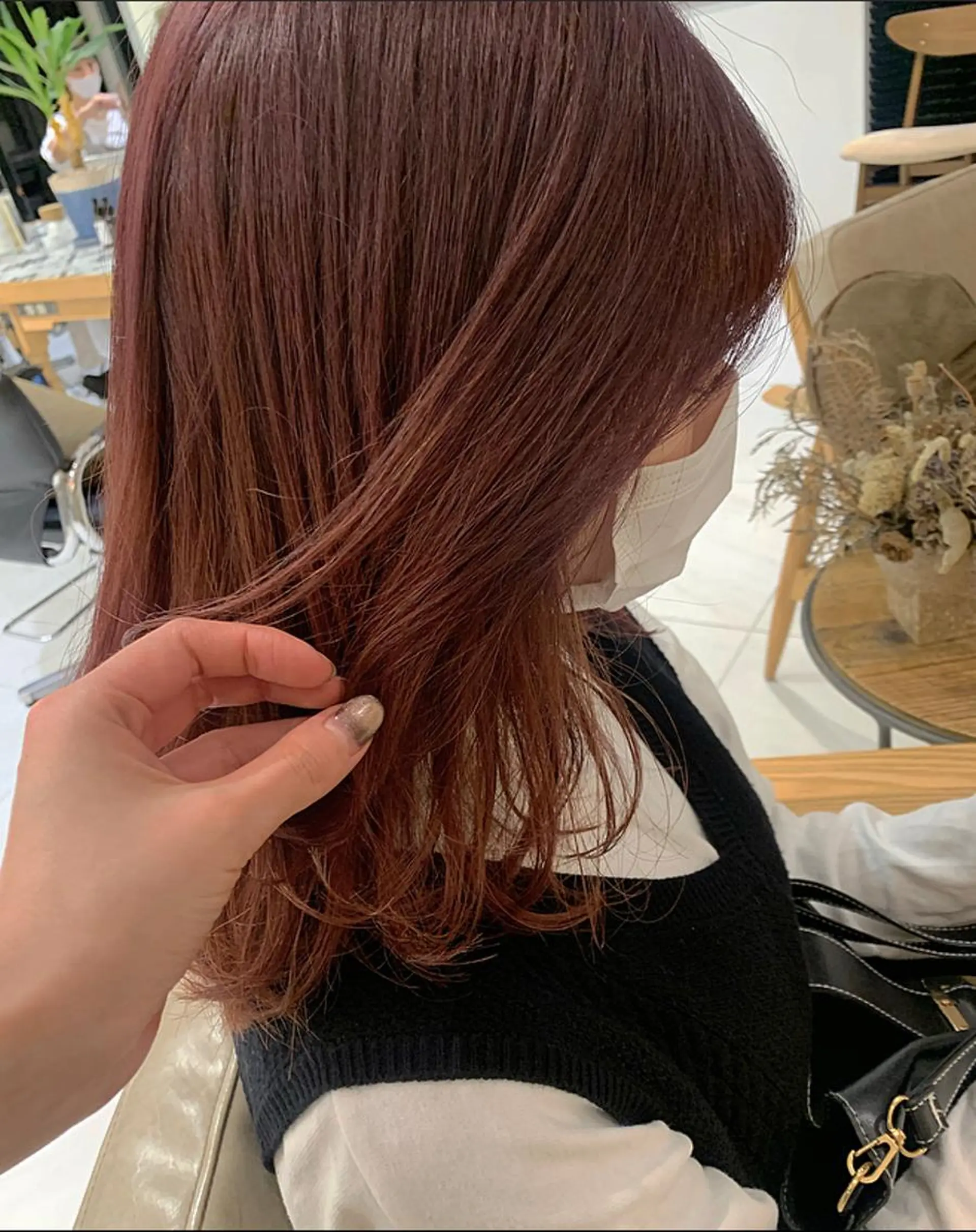 カラー ラベンダー/レイヤー スタイル🤎mamiのヘアスタイル