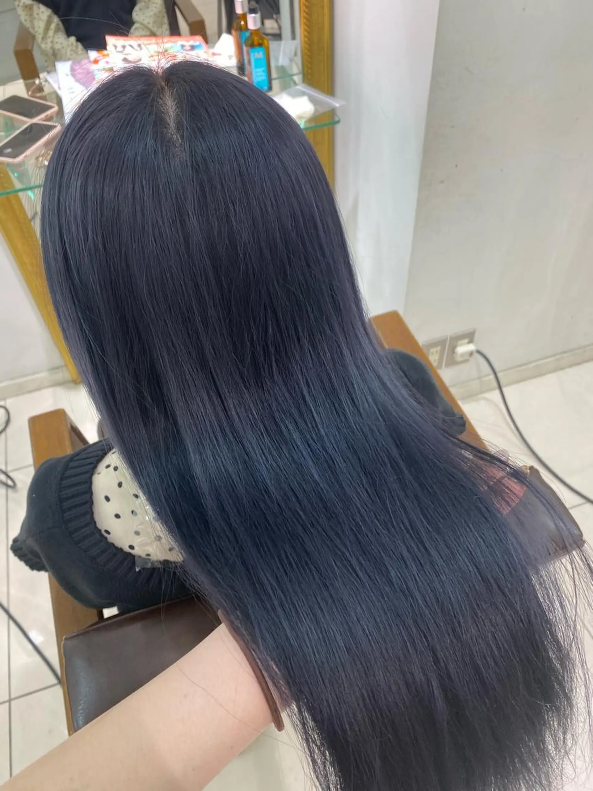 ロング カラー ヘアアレンジ 透明感カラー 古山 結季🌙🖤のヘアスタイル