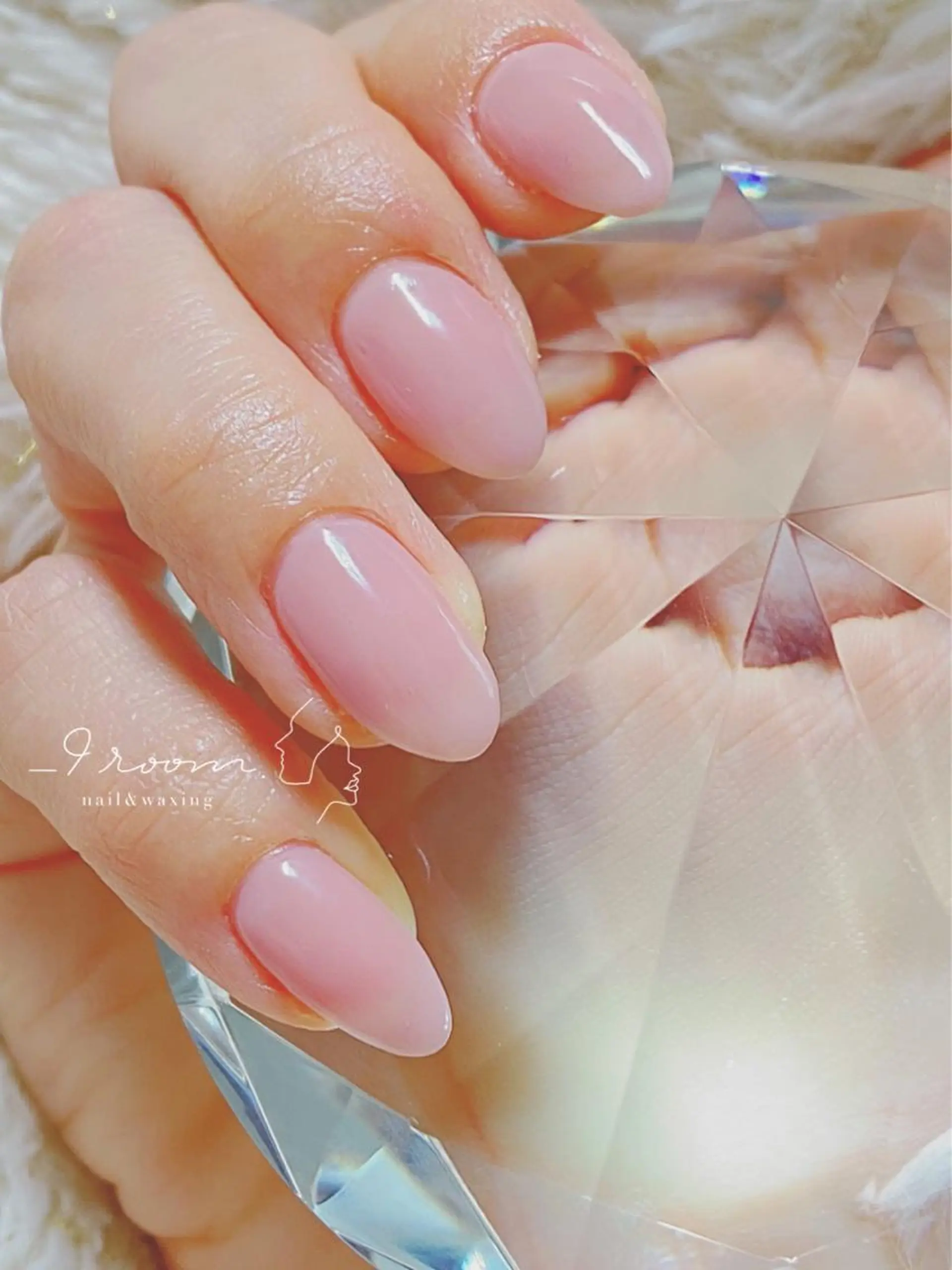 ネイル ワンカラーネイル ピンク _9 room. Yoshimiのネイルデザイン