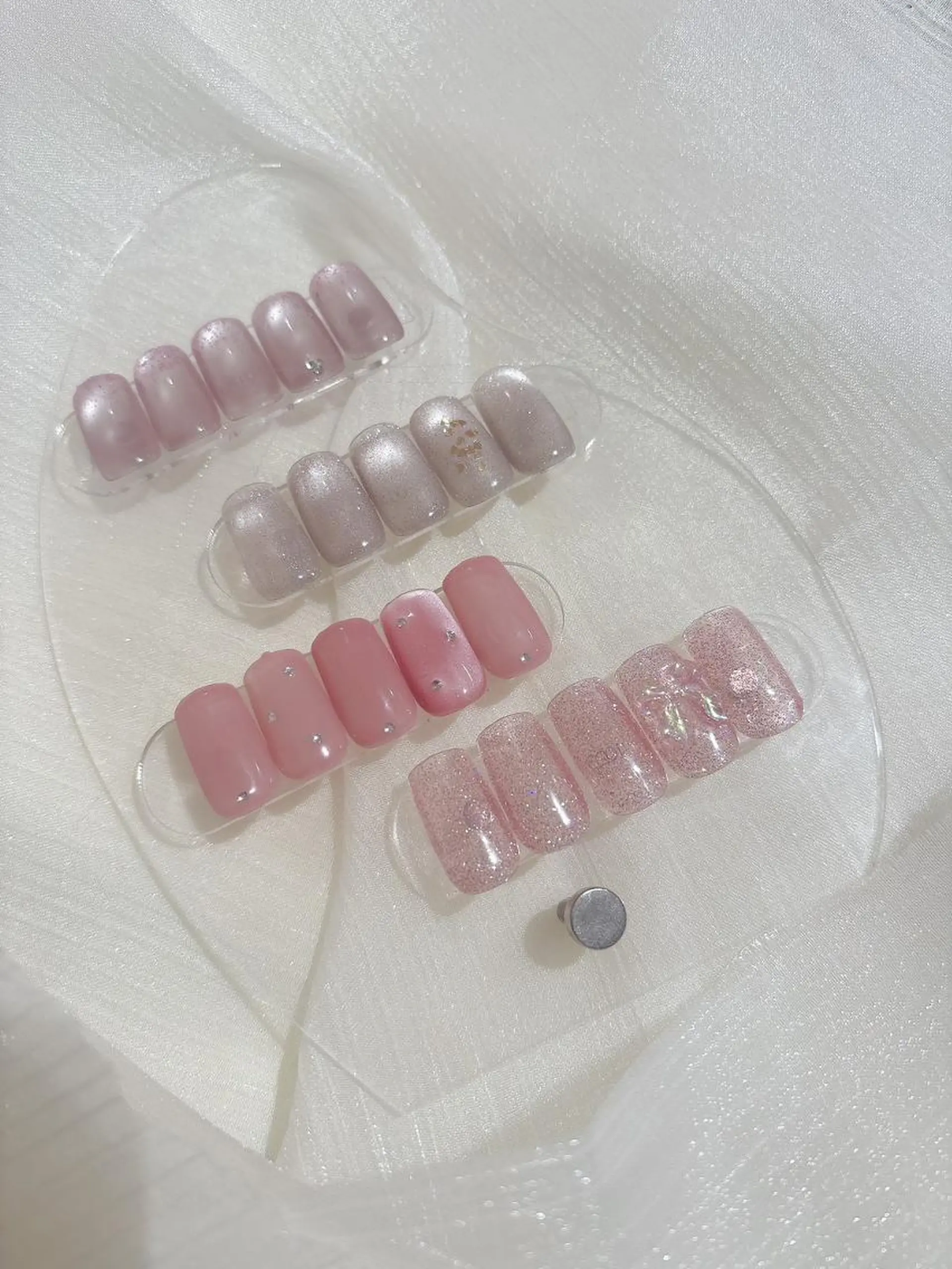 ネイル ハンドネイル MAI🤍表参道 韓国/マグネット🧸のネイルデザイン