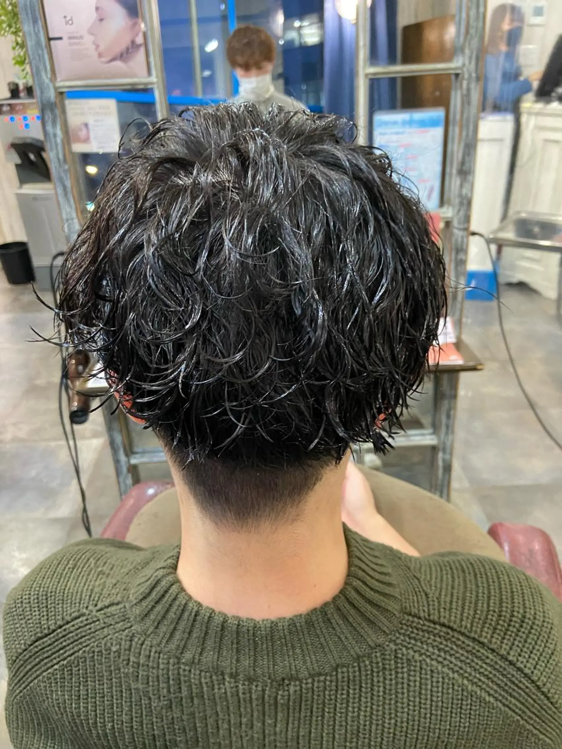 ショート パーマ メンズ カット パーマ カットパーマ✂️ 小坂田玲亜のヘアスタイル
